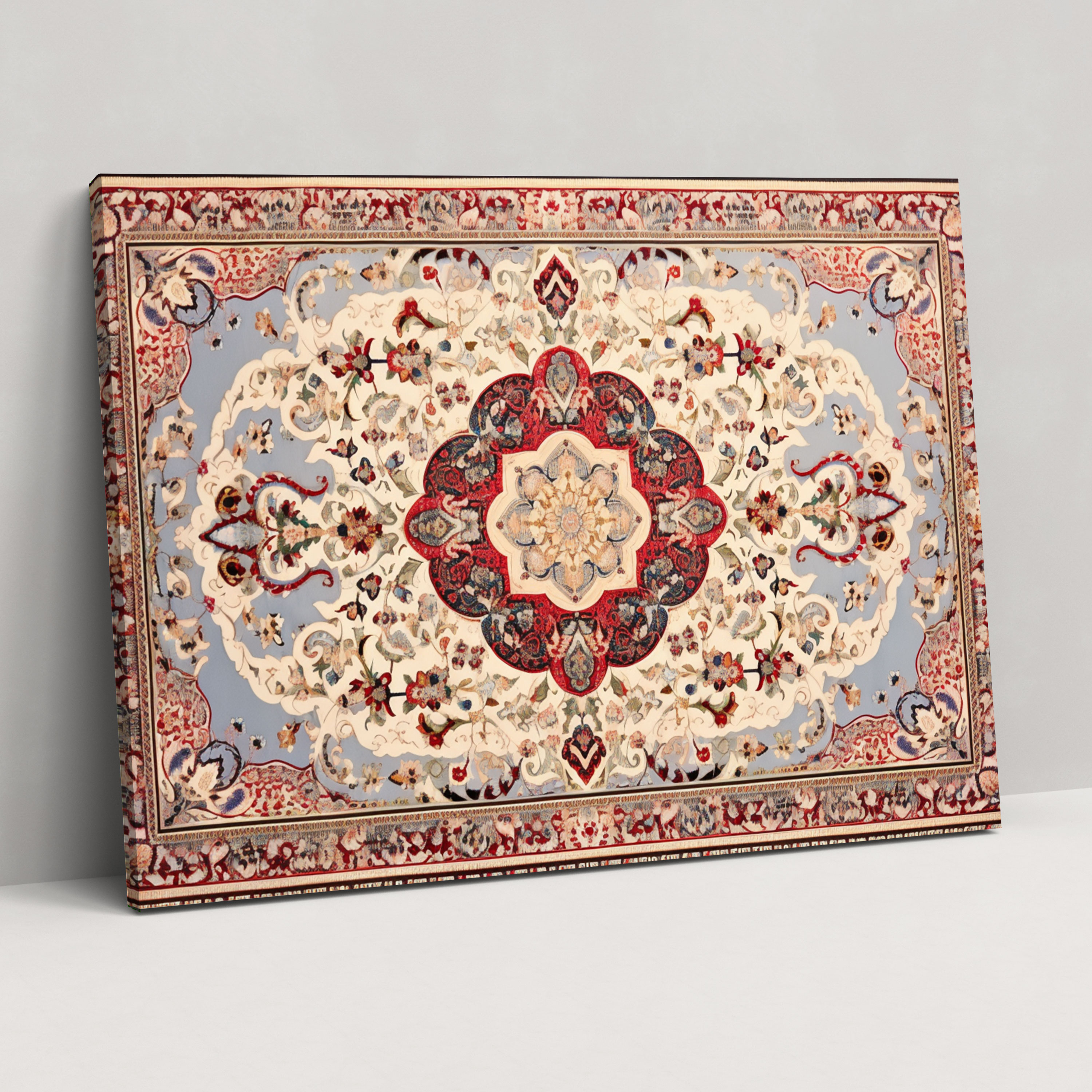 Turkish Carpet Pattern Canvas Wall Decoration - Turkish Carpet, Opulence, Canvas Print, Canvas Wall Decoration