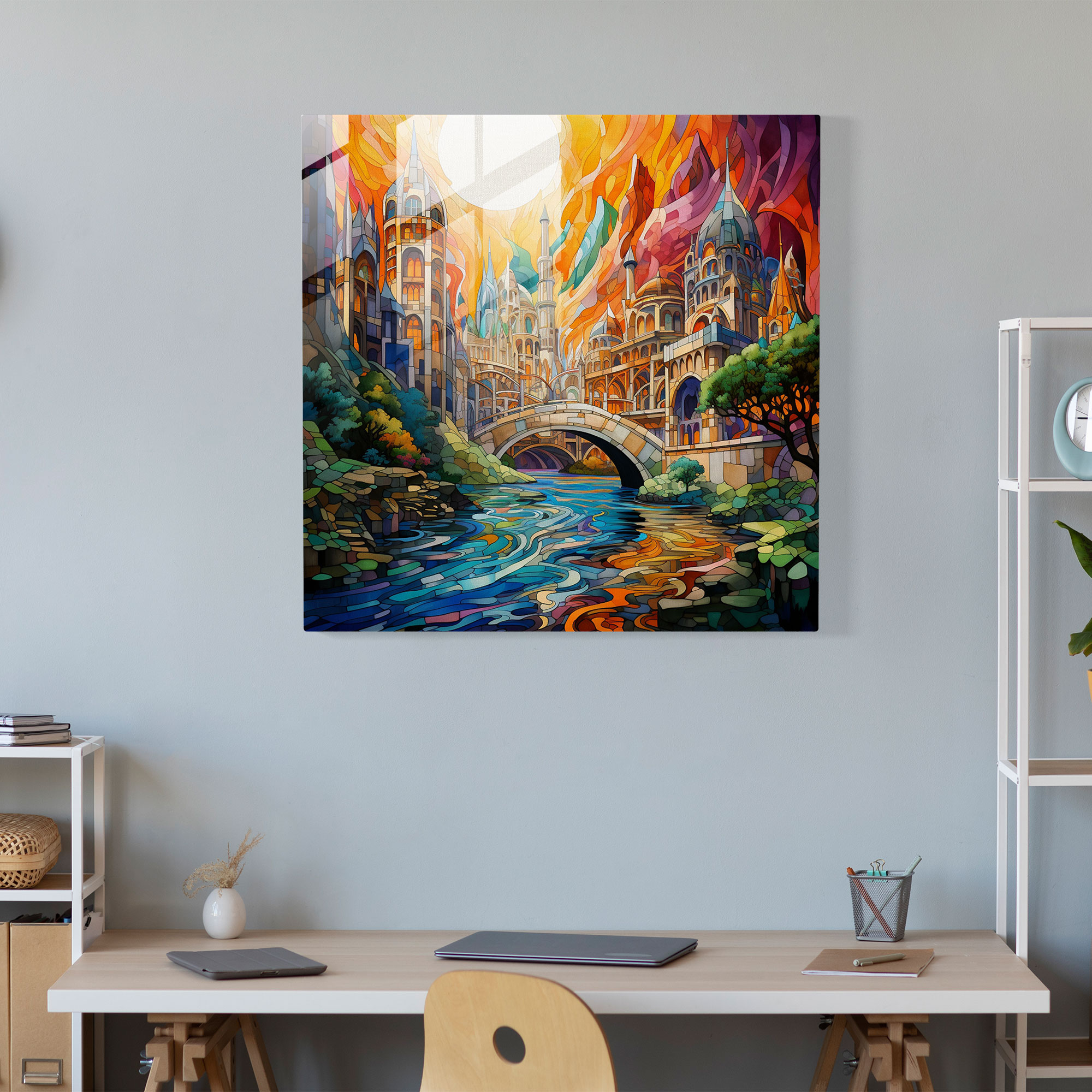 The Lord Of The Rings Glass Print - The Lord Of The Rings, Angular Shapes, The Lord Of The Rings, Glass Art