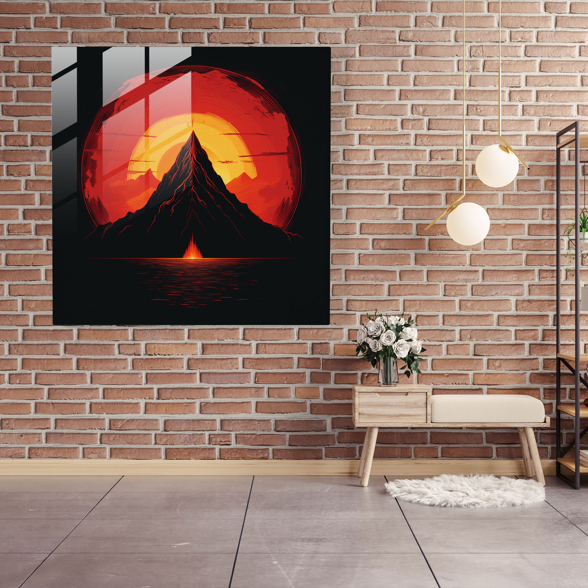 The Lord Of The Rings Glass Print - The Lord Of The Rings, Home Decoration, Modern Art, The Lord Of The Rings