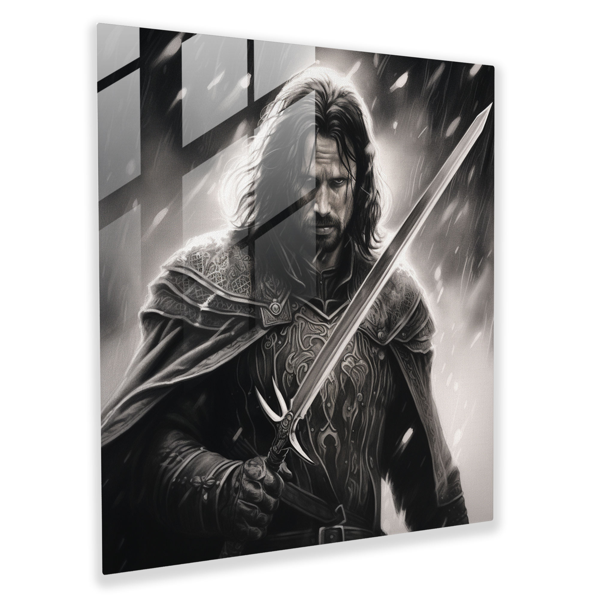 The Lord Of The Rings Glass Print - The Lord Of The Rings, Wall Decoration, Glass Art, Glass Wall Art