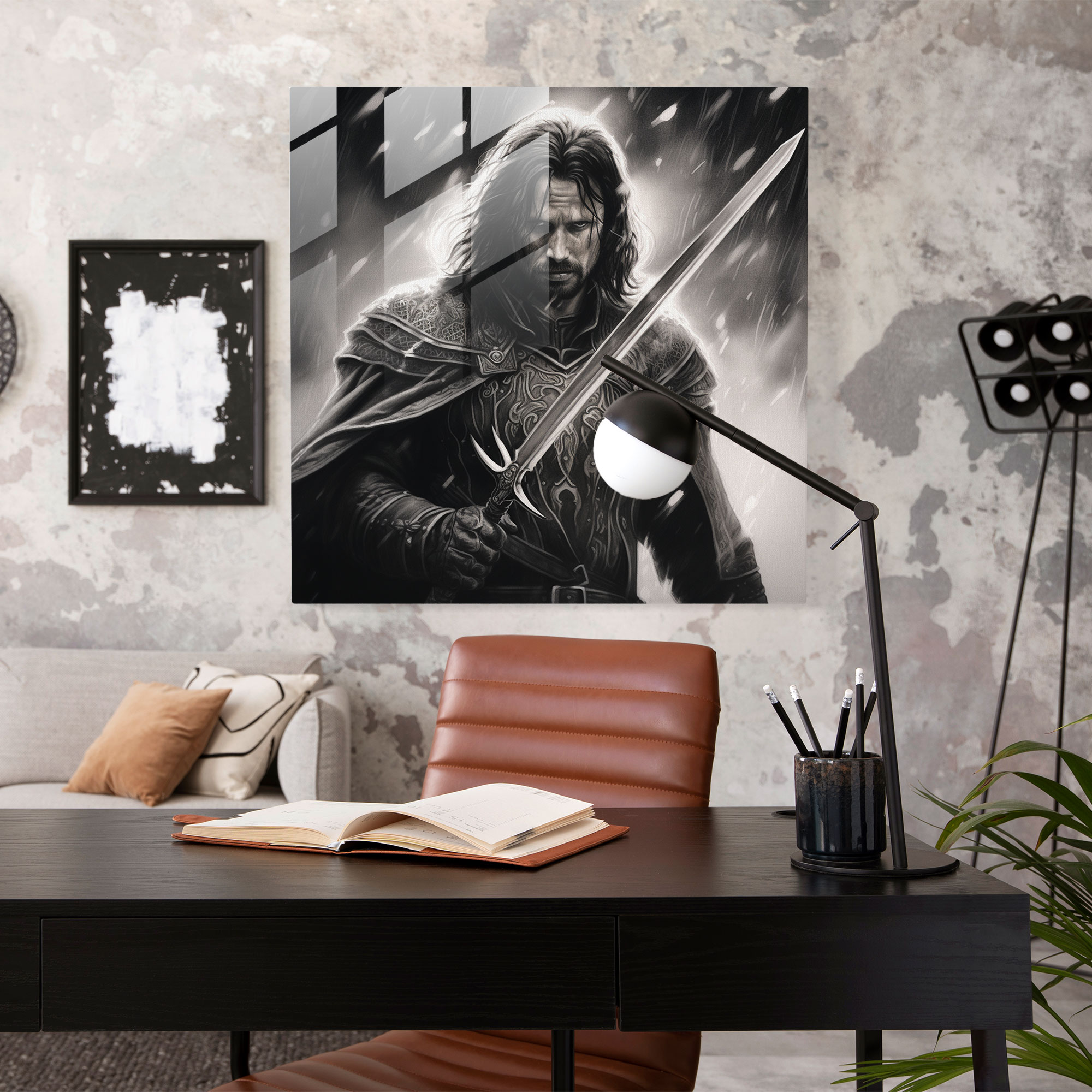 The Lord Of The Rings Glass Print - The Lord Of The Rings, Wall Decoration, Glass Art, Glass Wall Art