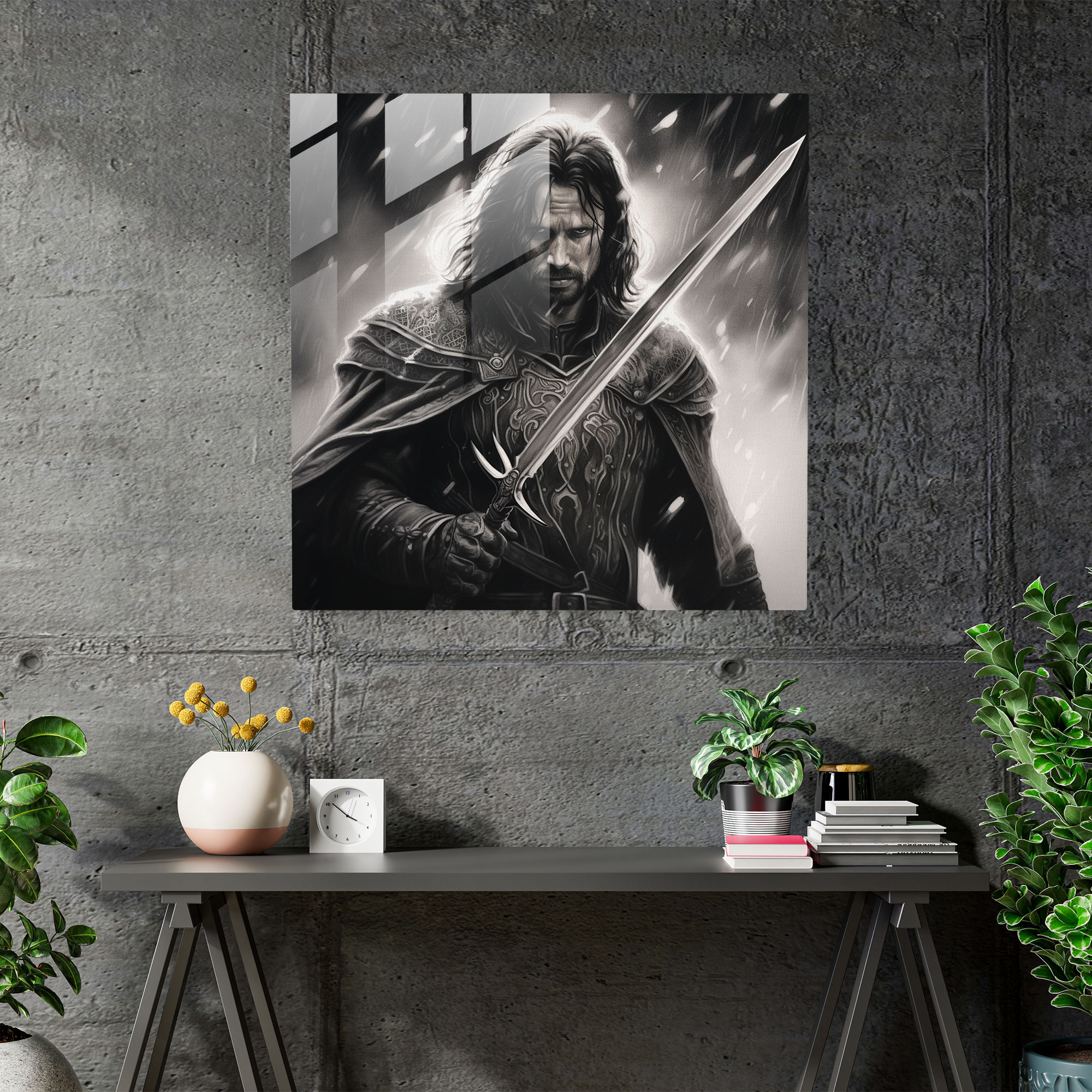 The Lord Of The Rings Glass Print - The Lord Of The Rings, Wall Decoration, Glass Art, Glass Wall Art