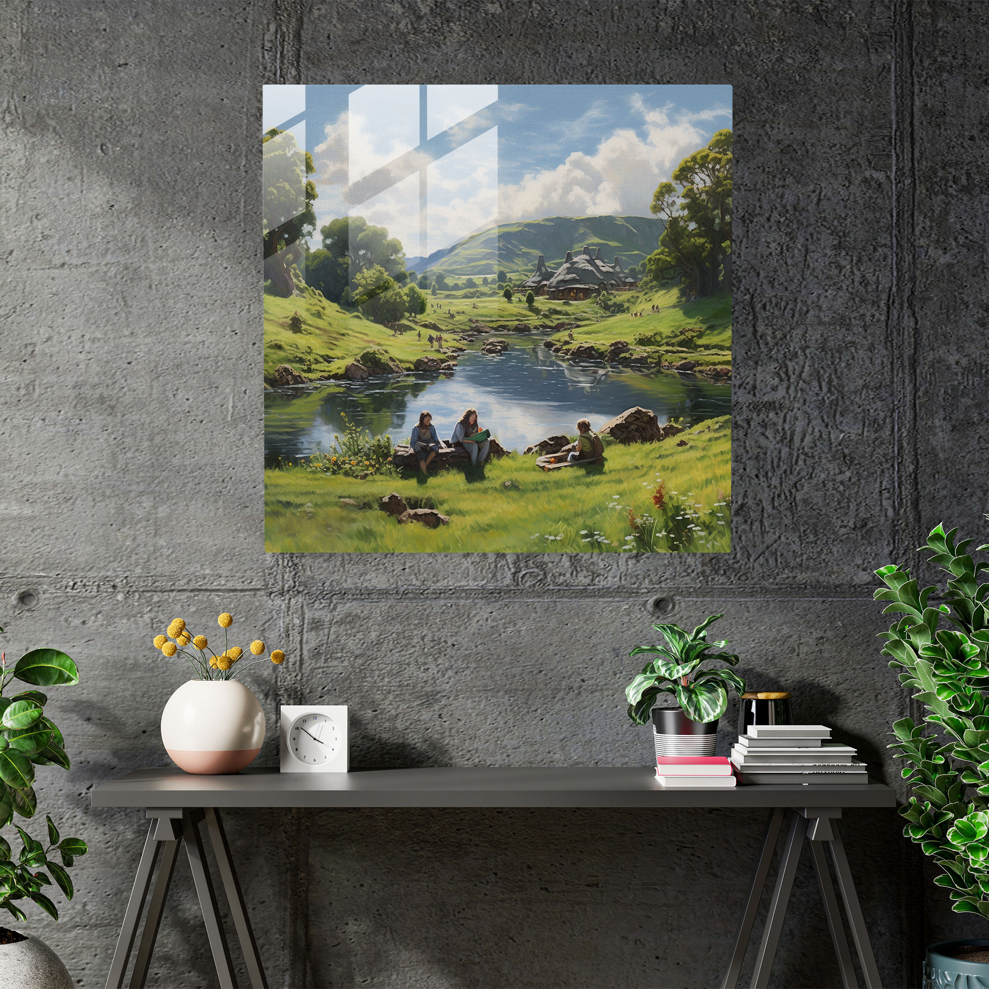 The Lord Of The Rings Glass Print - The Lord Of The Rings, Glass Art, Glass Wall Art, Wall Decoration