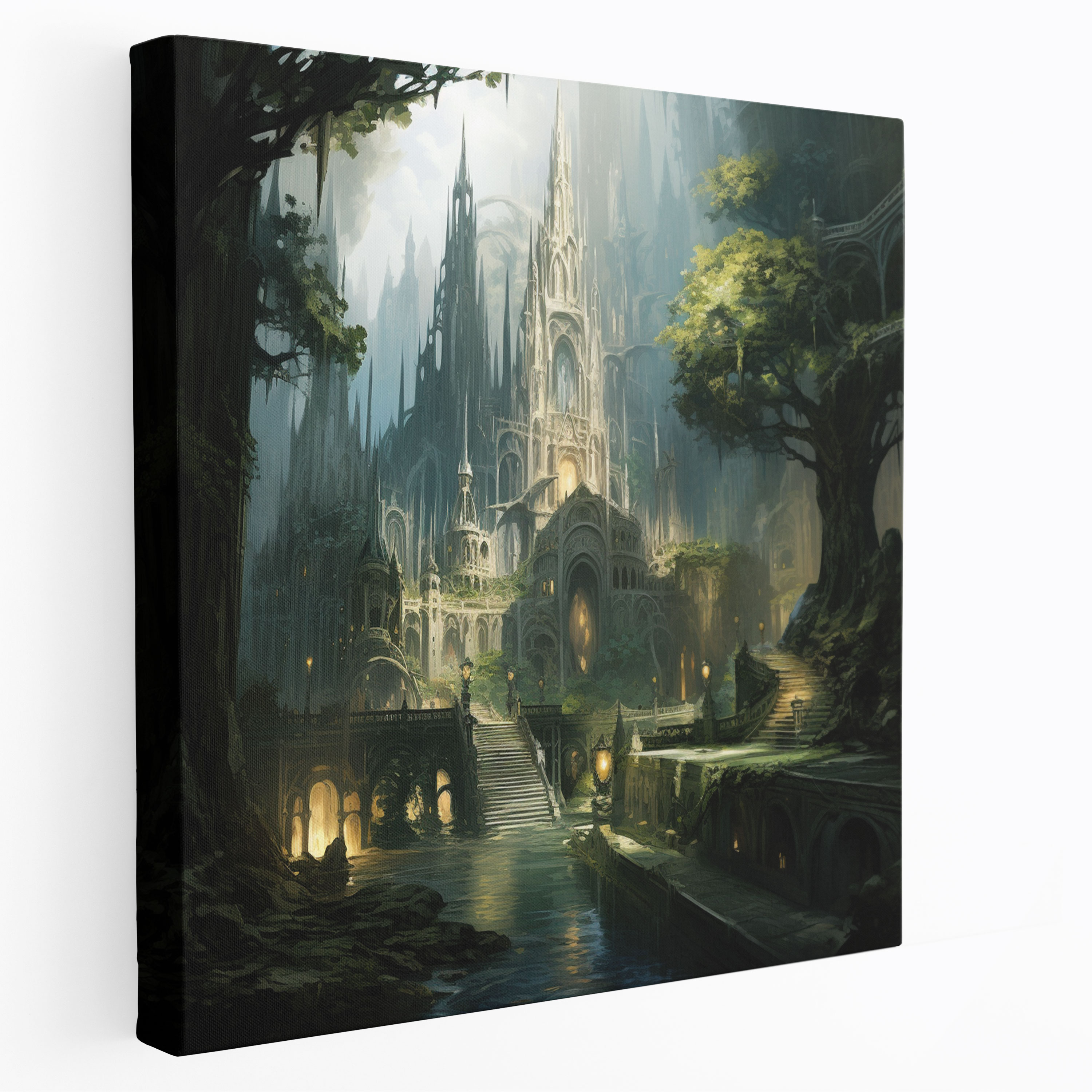 The Lord Of The Rings Canvas Print - Lothlórien Impression - The Lord Of The Rings, Home Decoration, Wall Decoration, Canvas Print