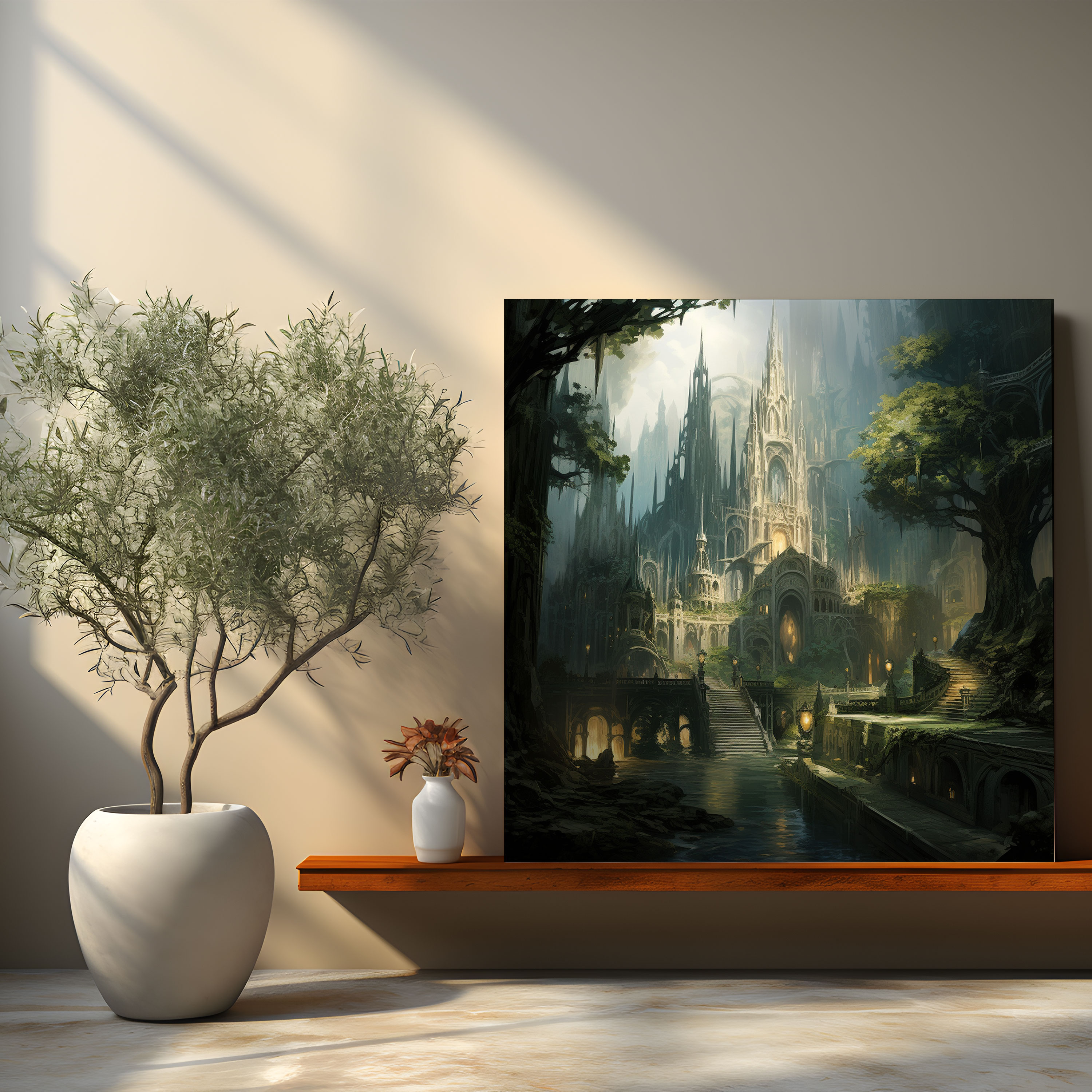 The Lord Of The Rings Canvas Print - Lothlórien Impression - The Lord Of The Rings, Home Decoration, Wall Decoration, Canvas Print