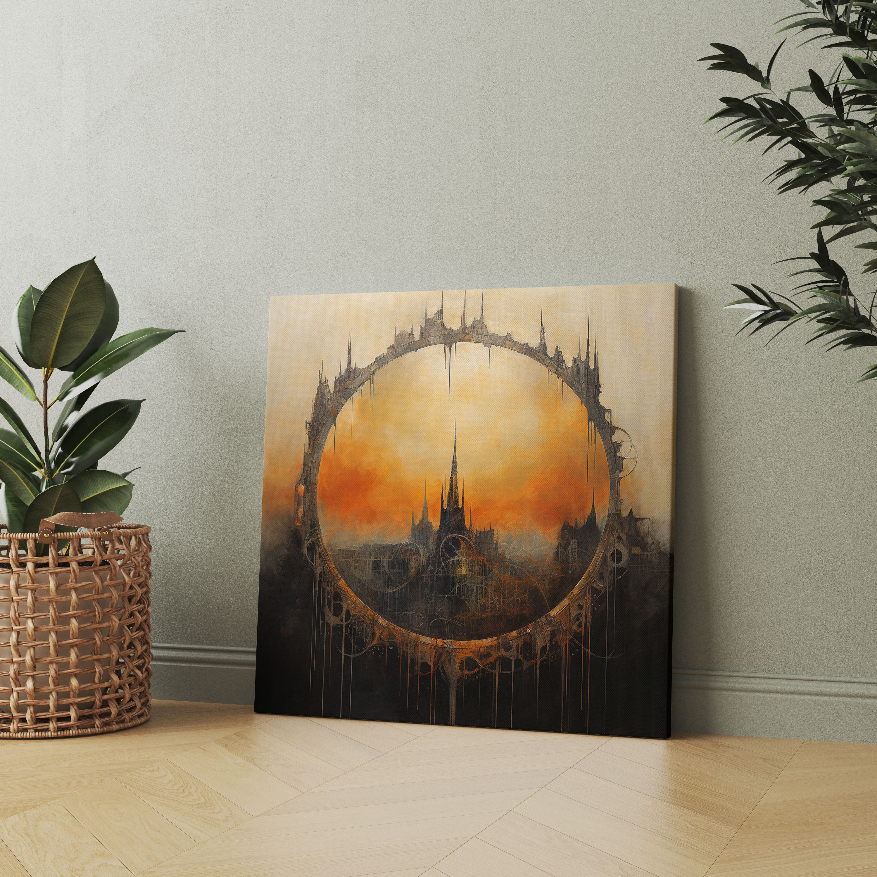 The Lord Of The Rings Wall Art - Geometric One Ring - The Lord Of The Rings, Wall Art, Fantasy Art, One Ring