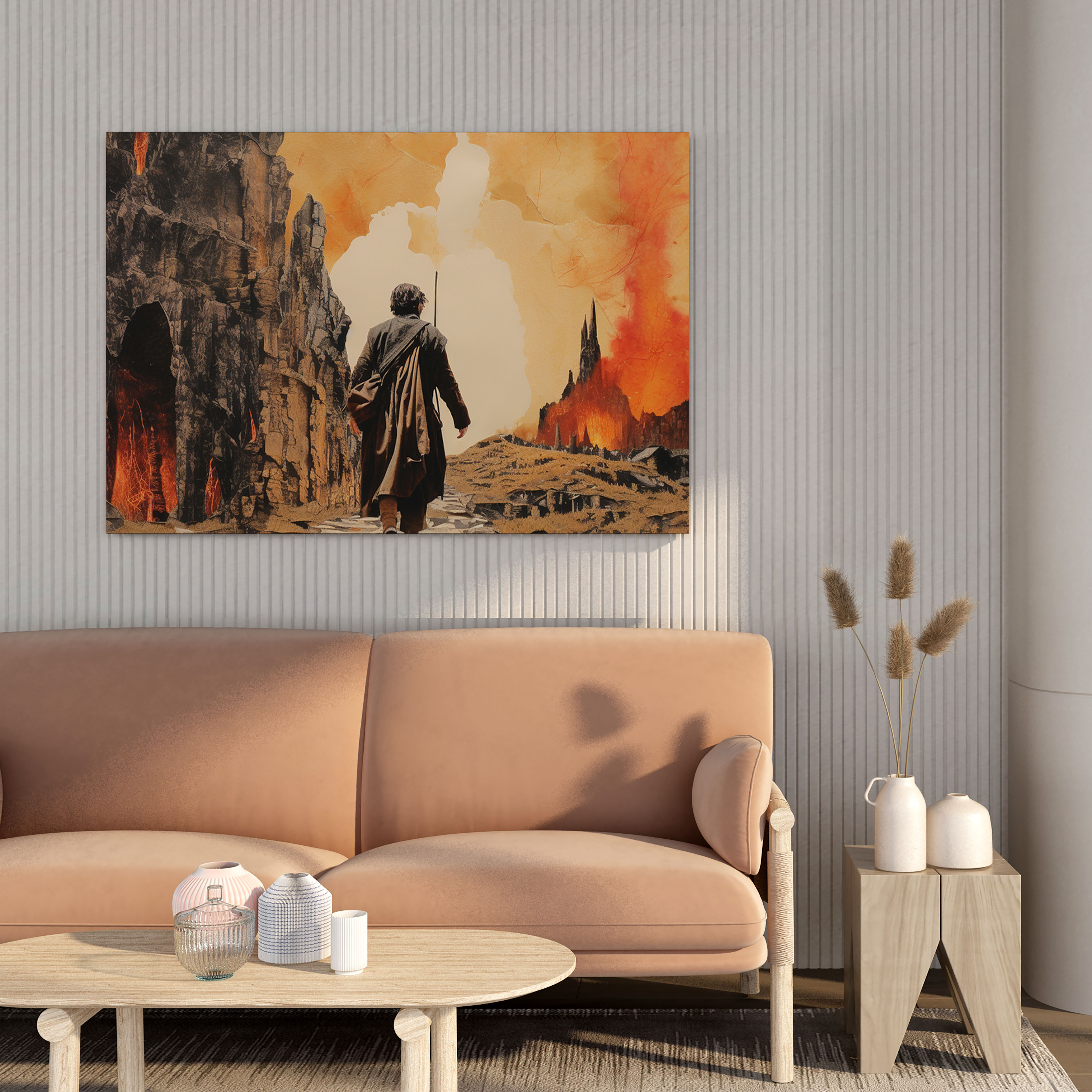 The Lord Of The Rings Canvas Print - Journey Through Mordor Wall Art - The Lord Of The Rings, The Lord Of The Rings, Canvas Wall Art, Canvas