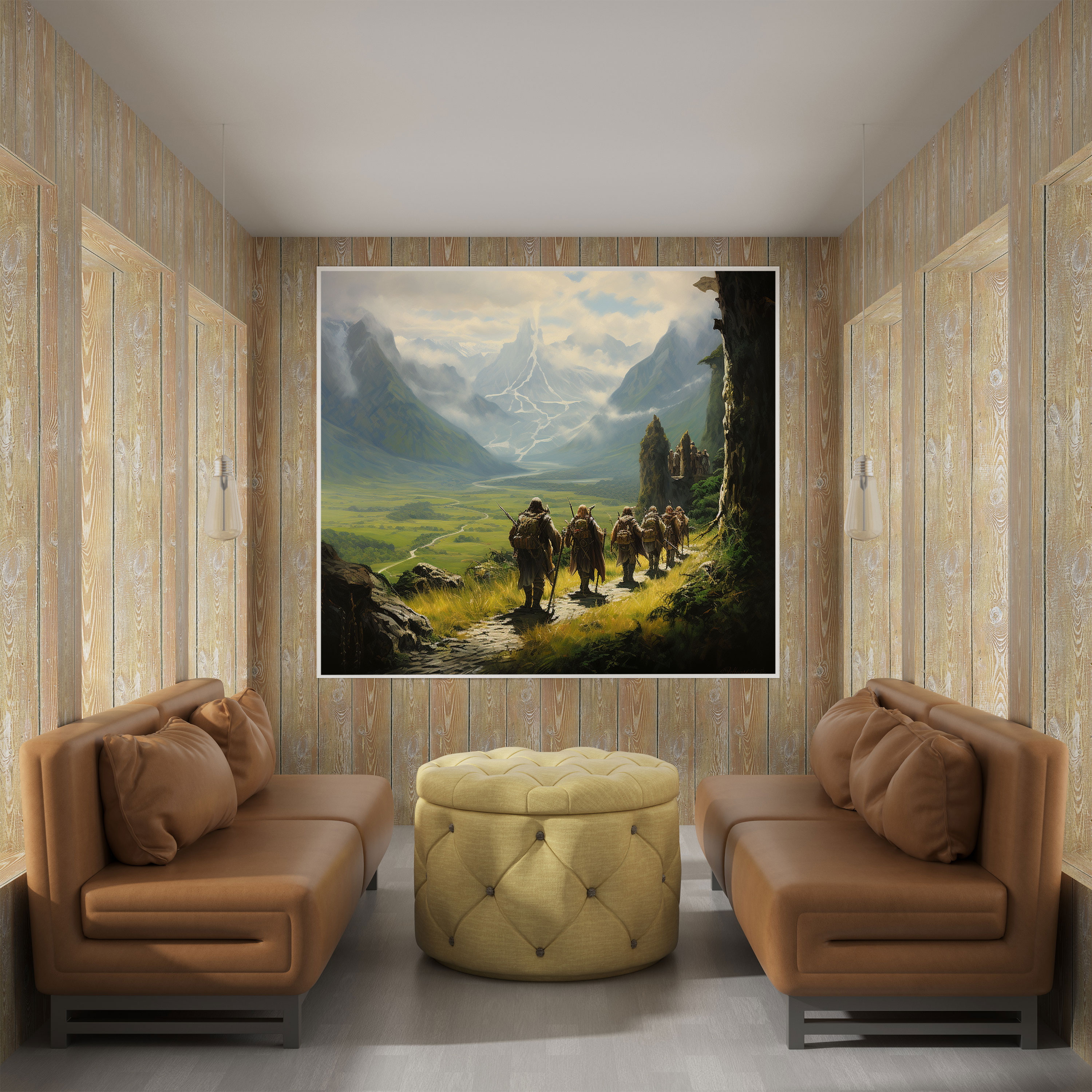 The Lord Of The Rings Canvas Print - Fellowship Of The Ring - The Lord Of The Rings, Middle-Earth, Canvas Print, Wall Art