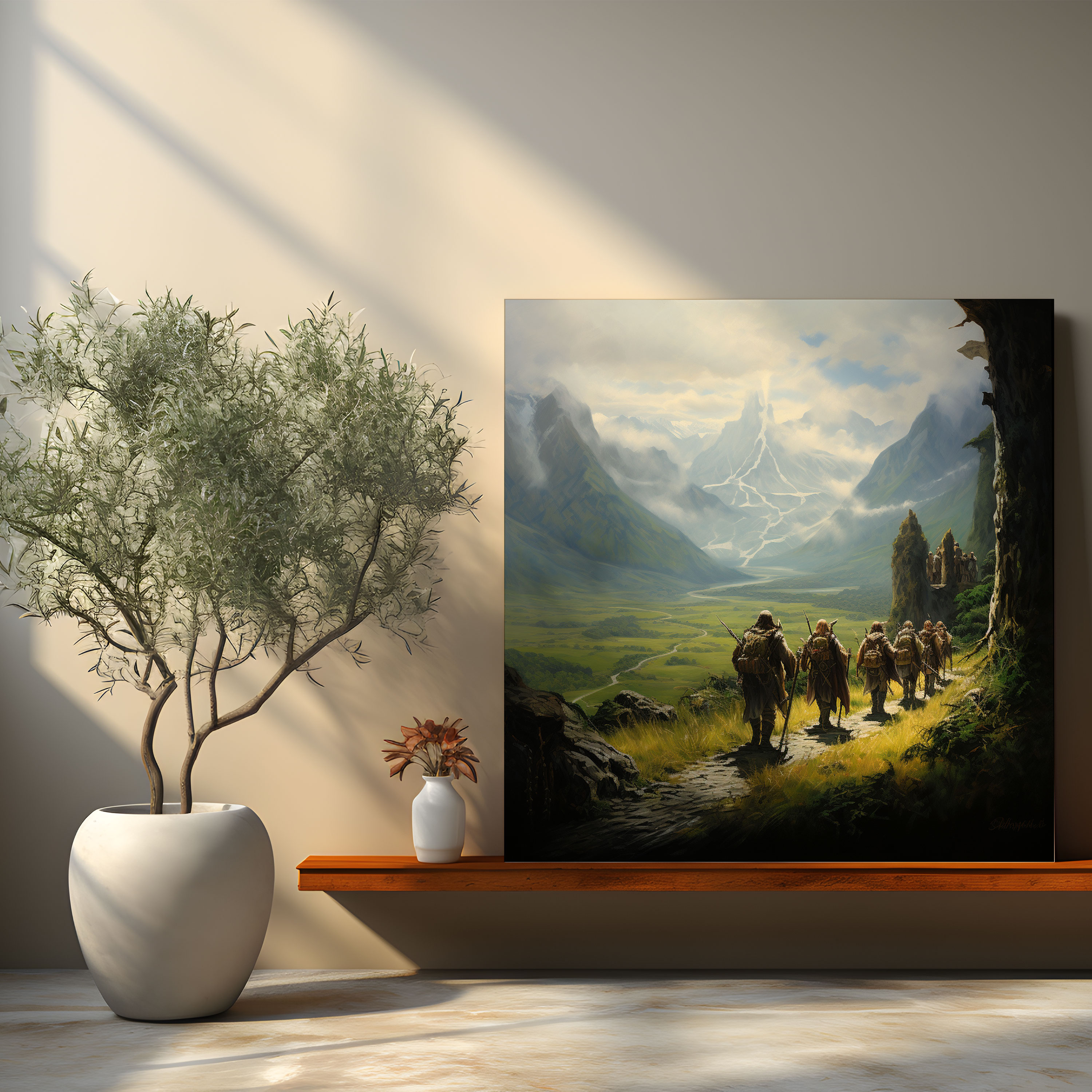 The Lord Of The Rings Canvas Print - Fellowship Of The Ring - The Lord Of The Rings, Middle-Earth, Canvas Print, Wall Art