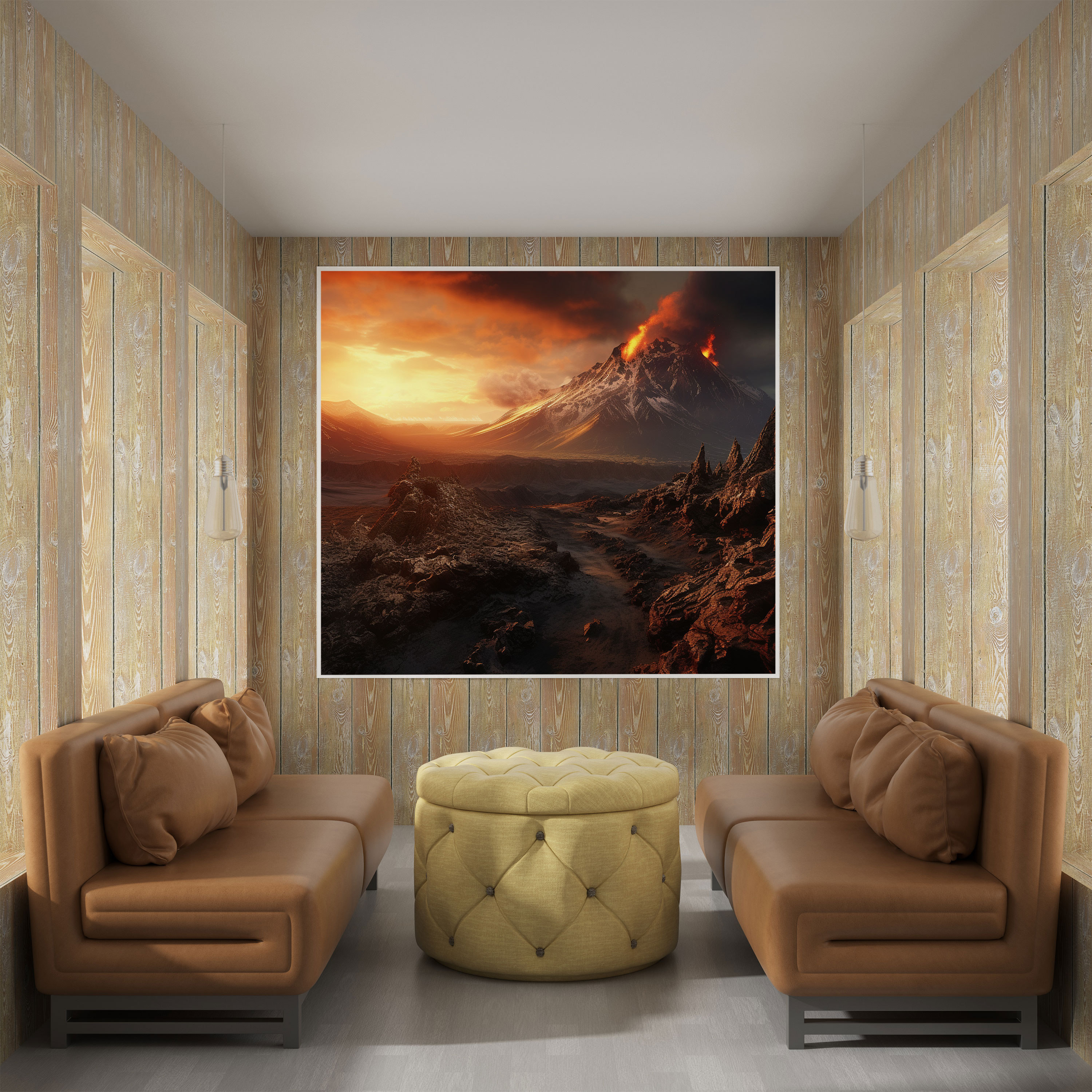 The Lord Of The Rings Wall Art - Mordor Panorama - The Lord Of The Rings, Wall Art, Canvas, Canvas Wall Art