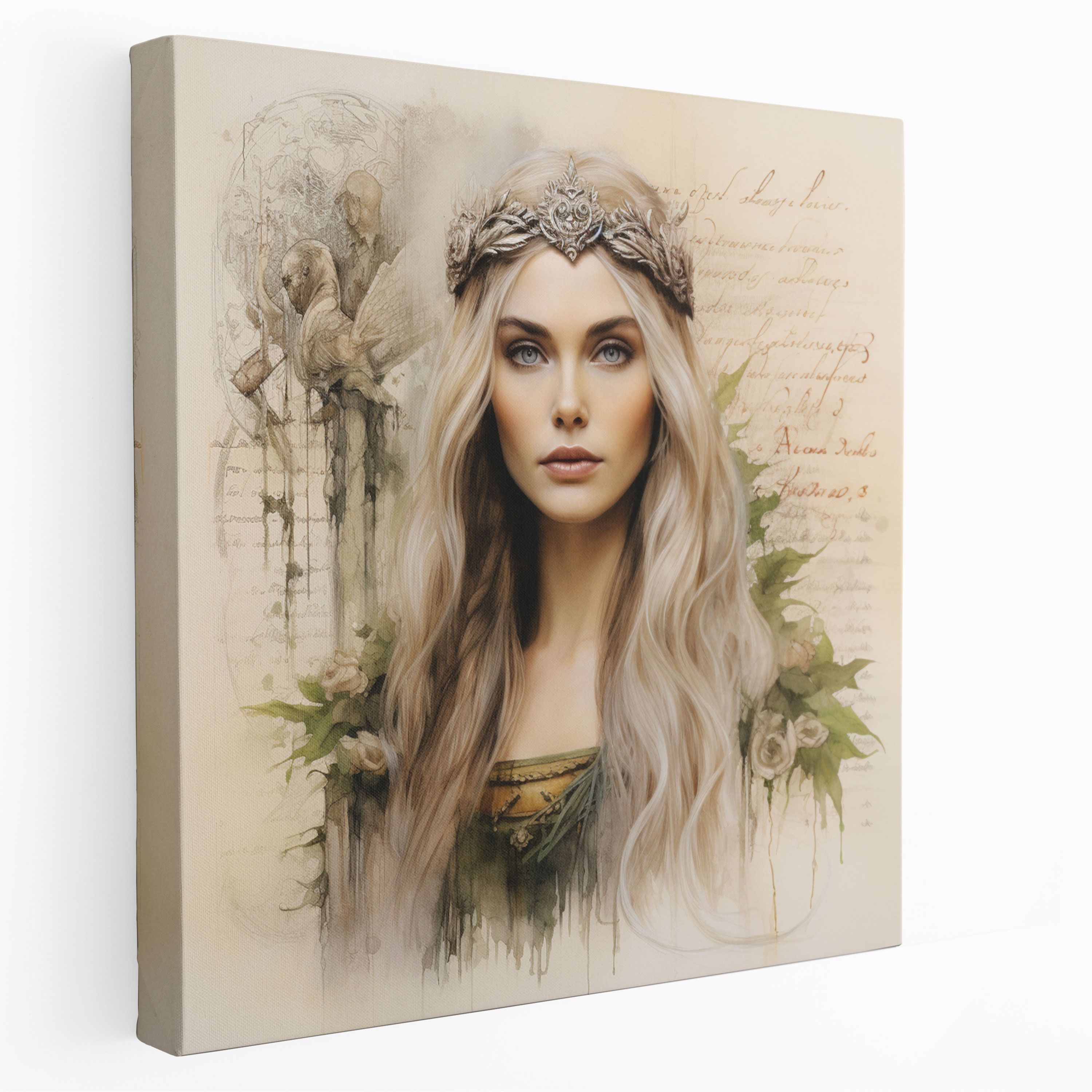 The Lord Of The Rings Wall Art - Rivendell Calligraphy - The Lord Of The Rings, Canvas Wall Art, Canvas, Calligraphy