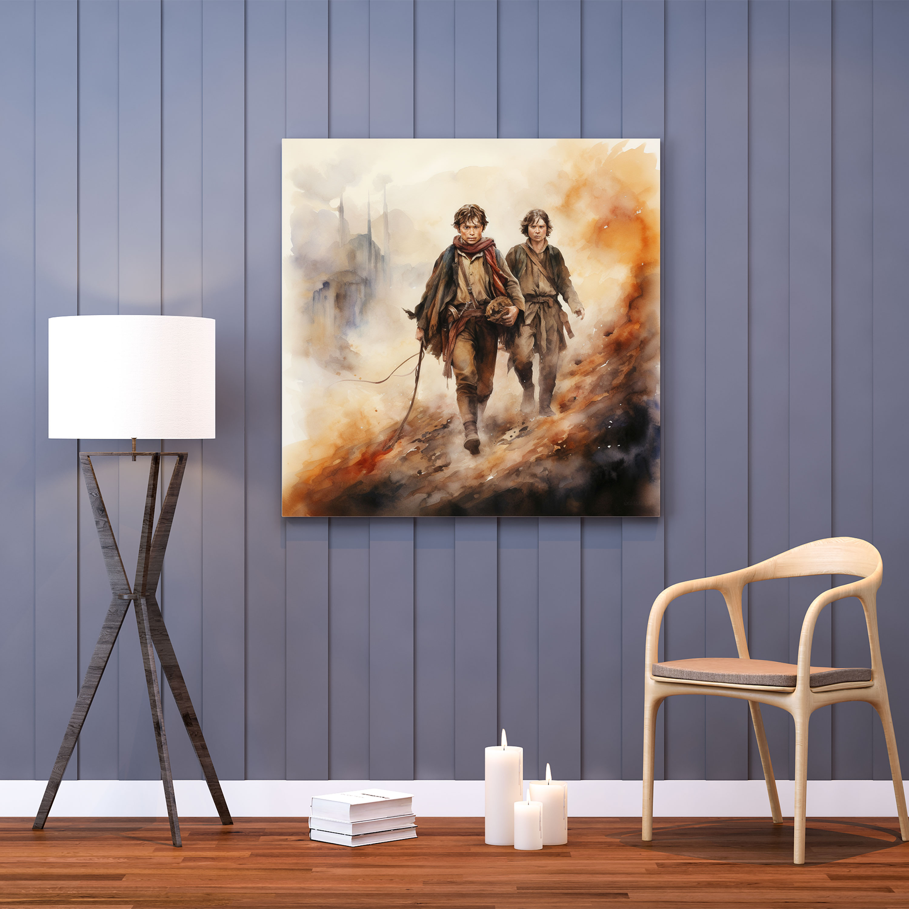The Lord Of The Rings Canvas Print - Mount Doom - The Lord Of The Rings, Wall Decoration, Canvas, Home Decoration