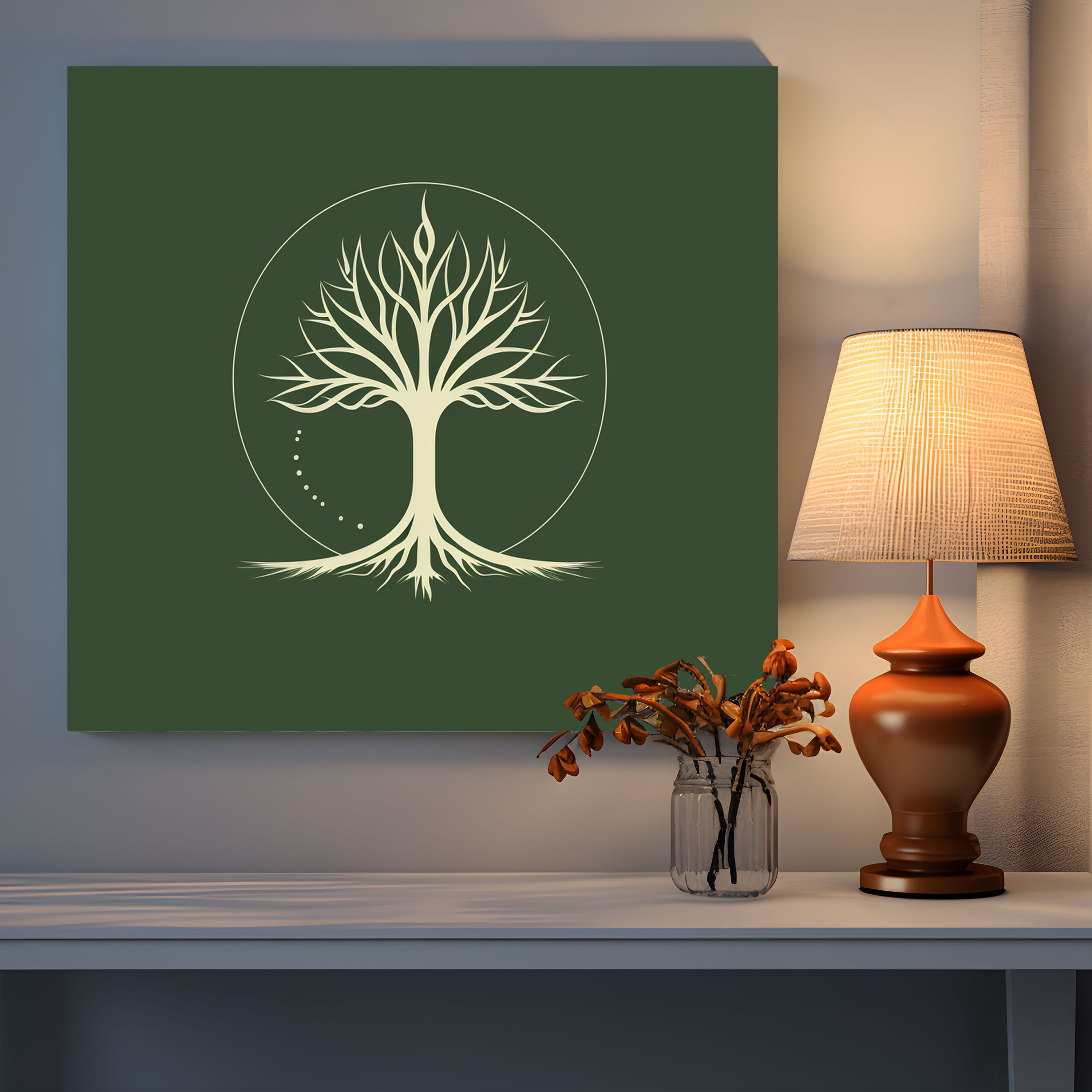 The Lord Of The Rings Wall Decoration - Tree Of Gondor - The Lord Of The Rings, Canvas, Tree Of Gondor, Home Decoration