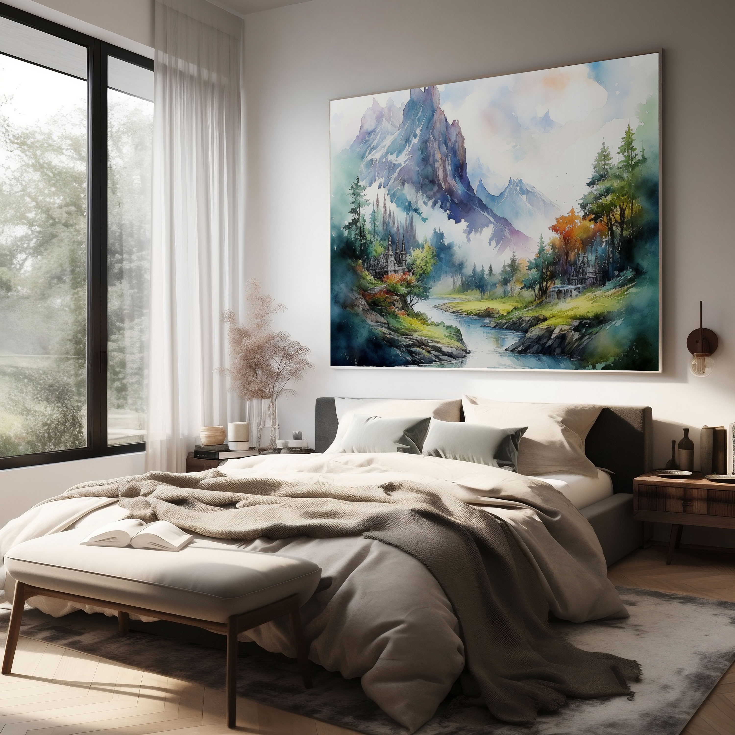 The Lord Of The Rings Wall Art - The Lord Of The Rings, Home Decoration, Beauty, Tranquility