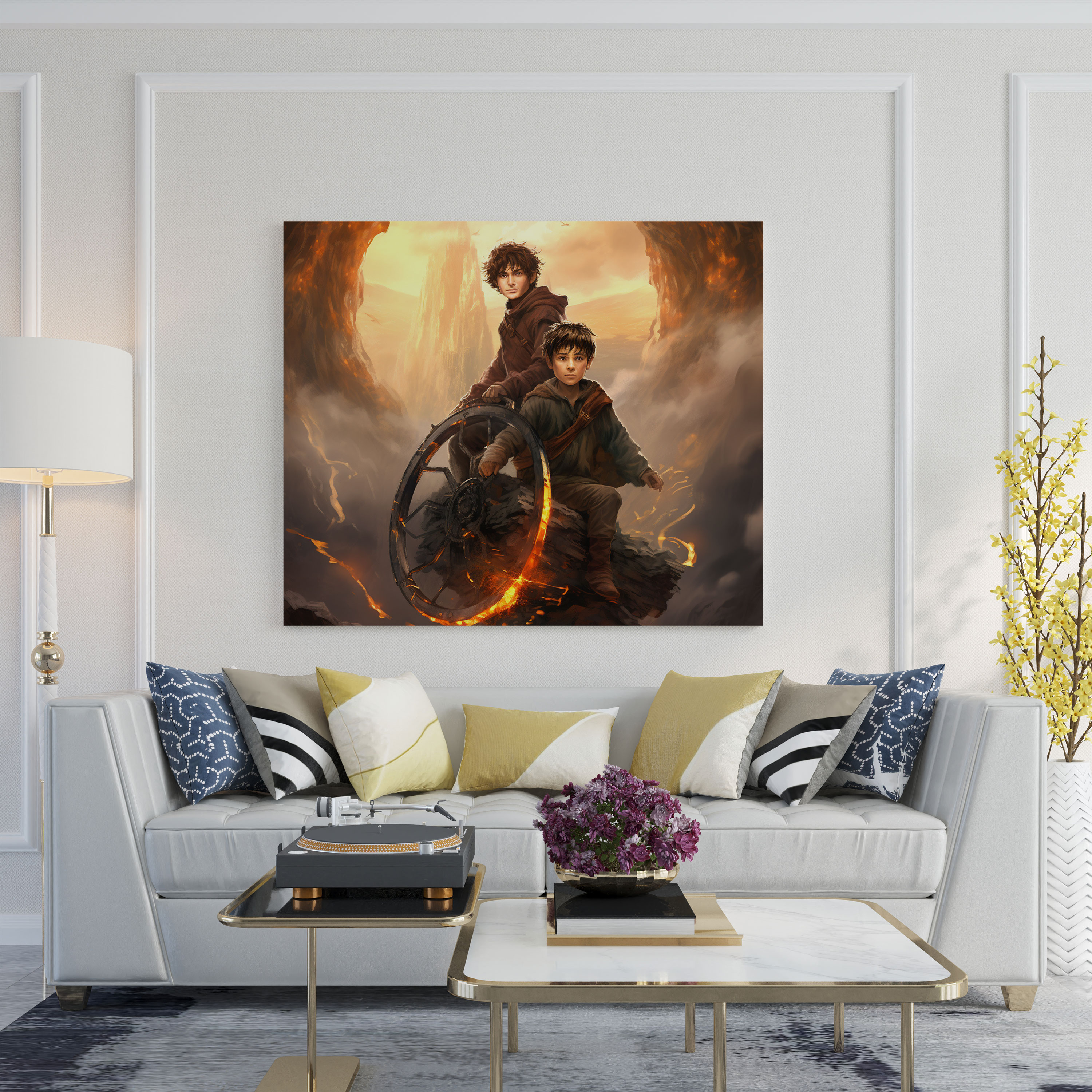 The Lord Of The Rings Wall Art - Journey Of Frodo And Sam - The Lord Of The Rings, Canvas Wall Art, Wall Art, Canvas