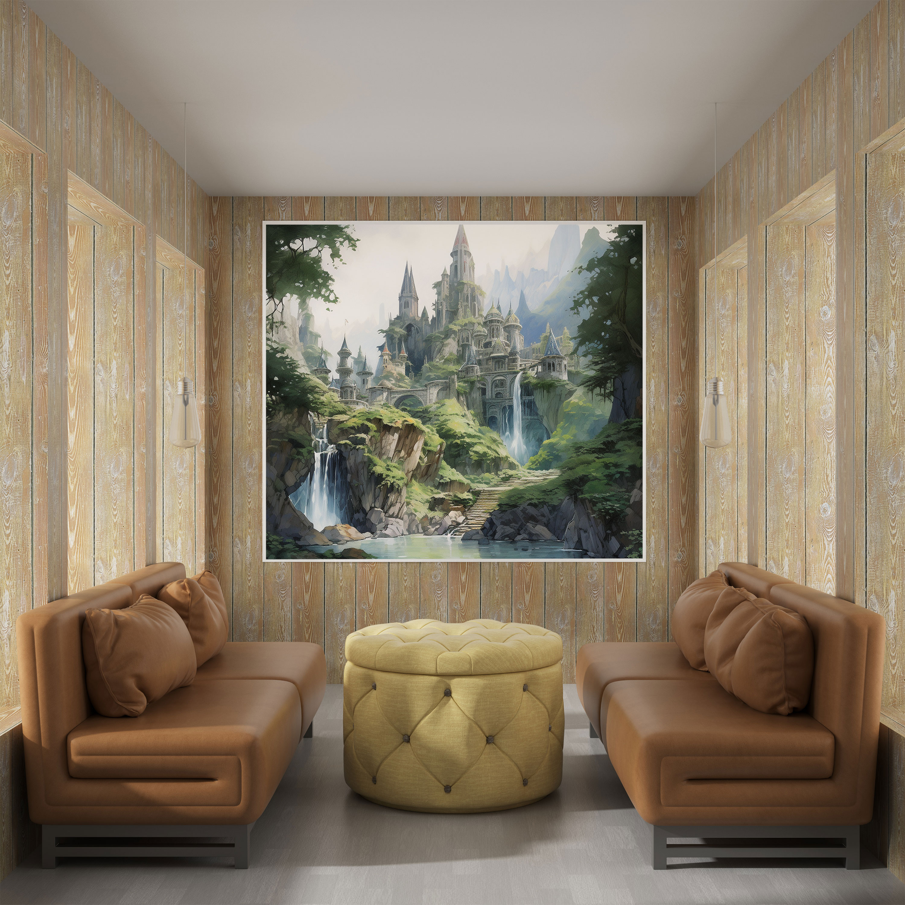 The Lord Of The Rings Wall Art - Serenity Of Rivendell - The Lord Of The Rings, Wall Decoration, Home Decoration, Canvas Print