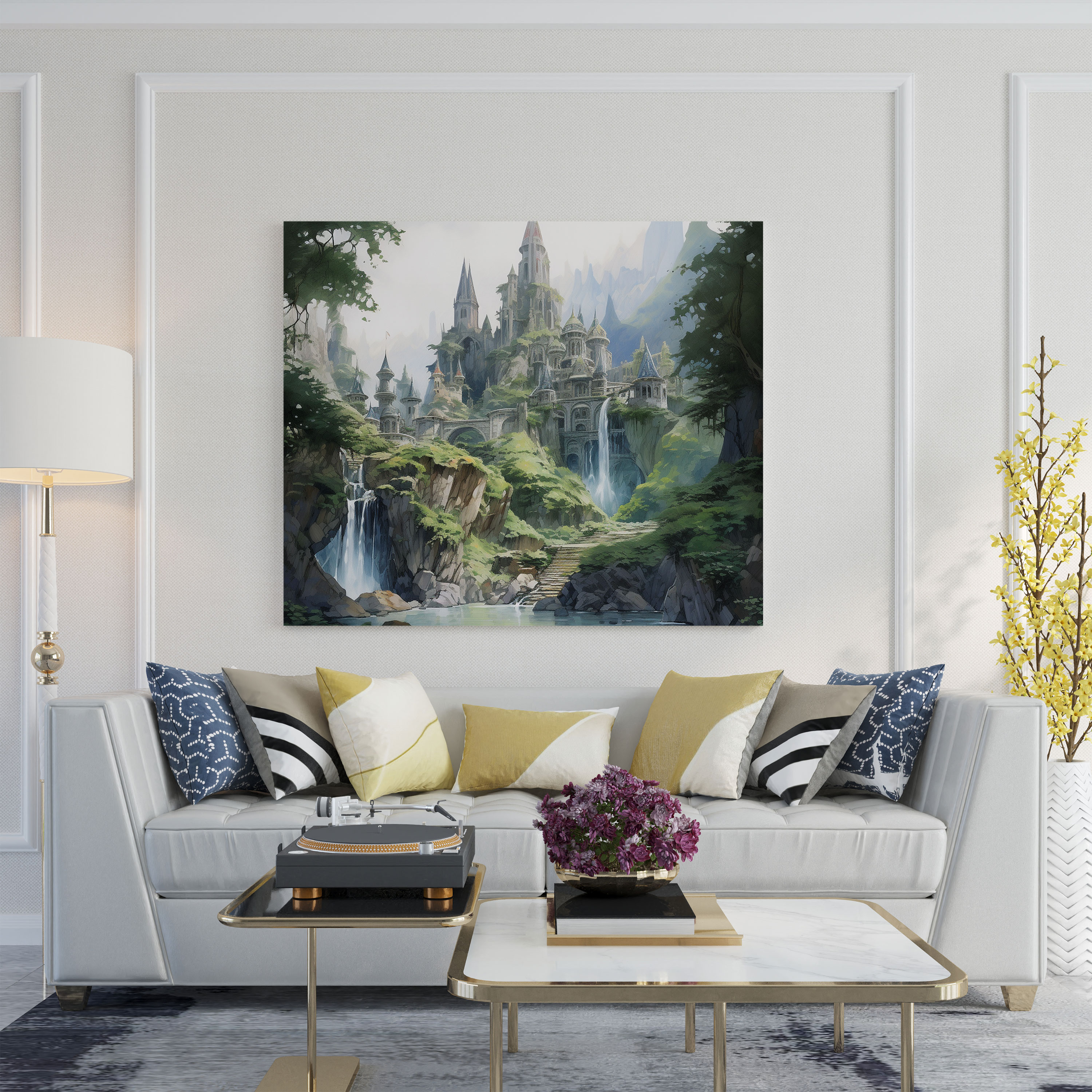 The Lord Of The Rings Wall Art - Serenity Of Rivendell - The Lord Of The Rings, Wall Decoration, Home Decoration, Canvas Print