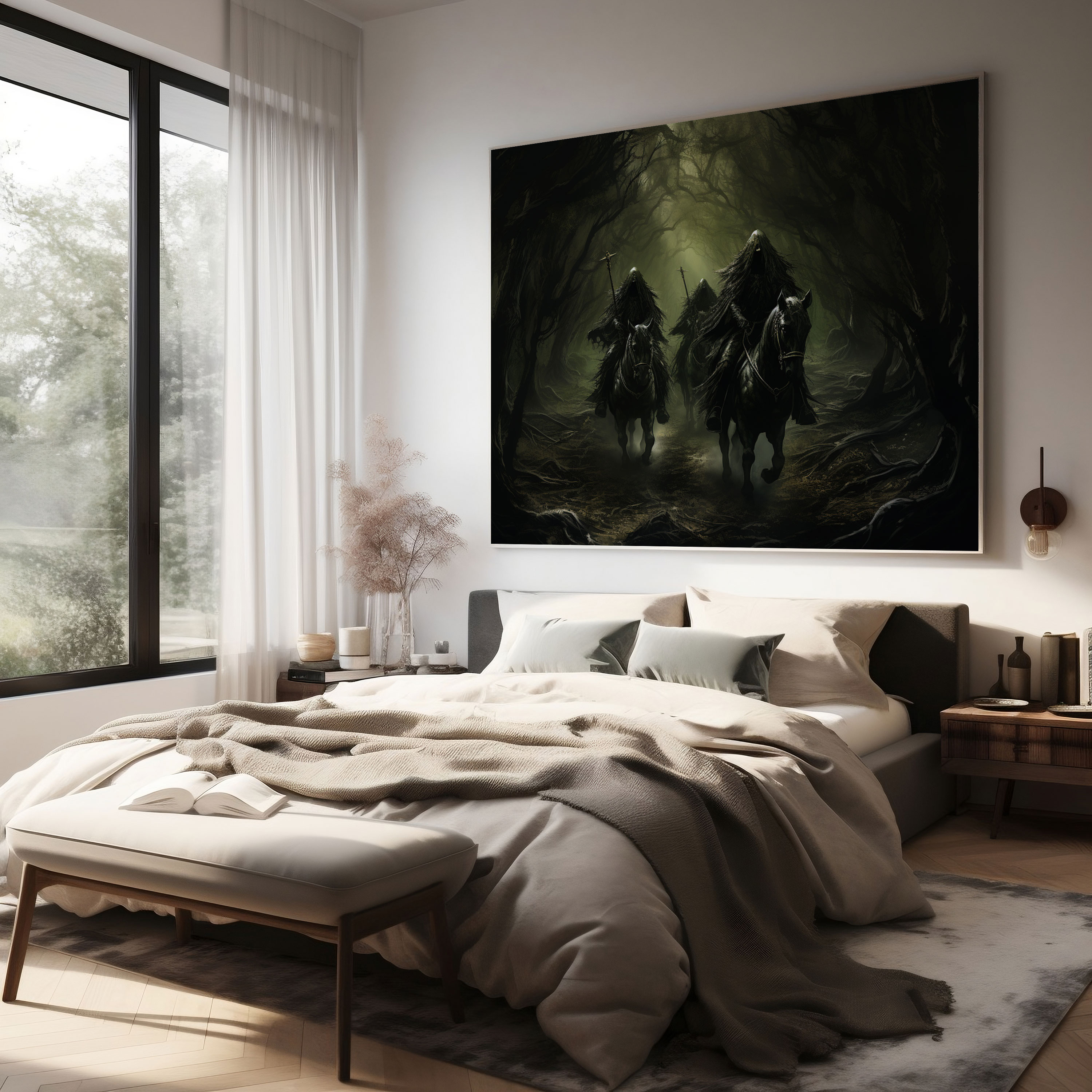 The Lord Of The Rings Canvas Print - Dark Forest Encounter - The Lord Of The Rings, Canvas Print, Canvas Wall Art, Home Decoration