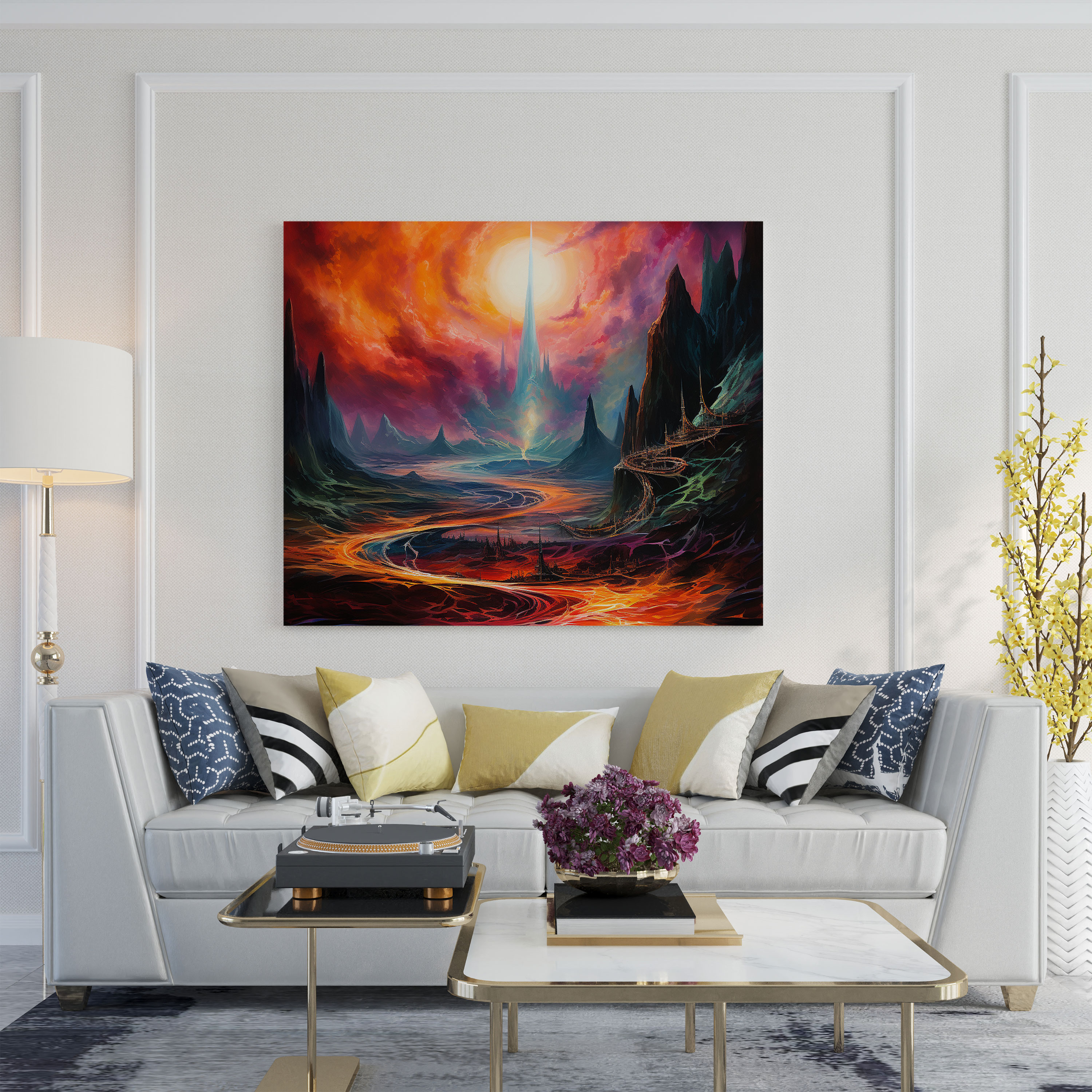 The Lord Of The Rings Canvas Print - Journey Through Middle-Earth - The Lord Of The Rings, Canvas Print, Journey Through Middle-Earth, Canvas Wall Art