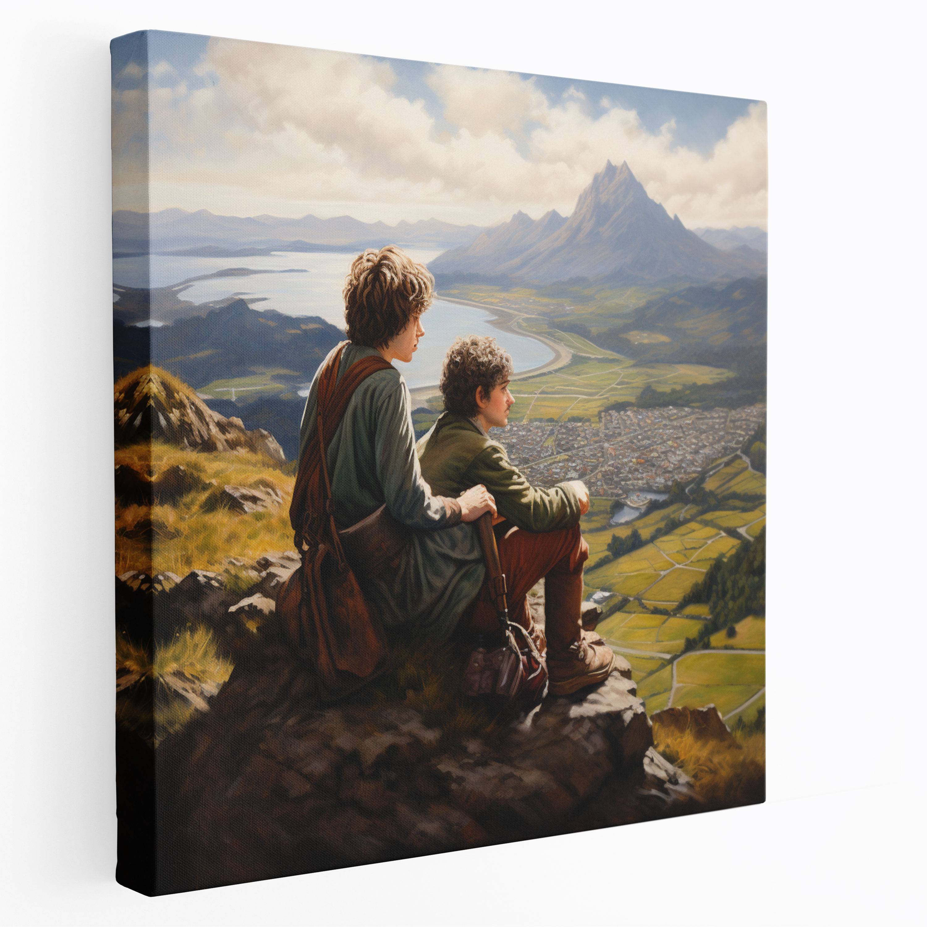 The Lord Of The Rings Canvas Print - Frodo And Sam At Mount Doom - The Lord Of The Rings, Wall Art, Frodo Baggins, Canvas Print
