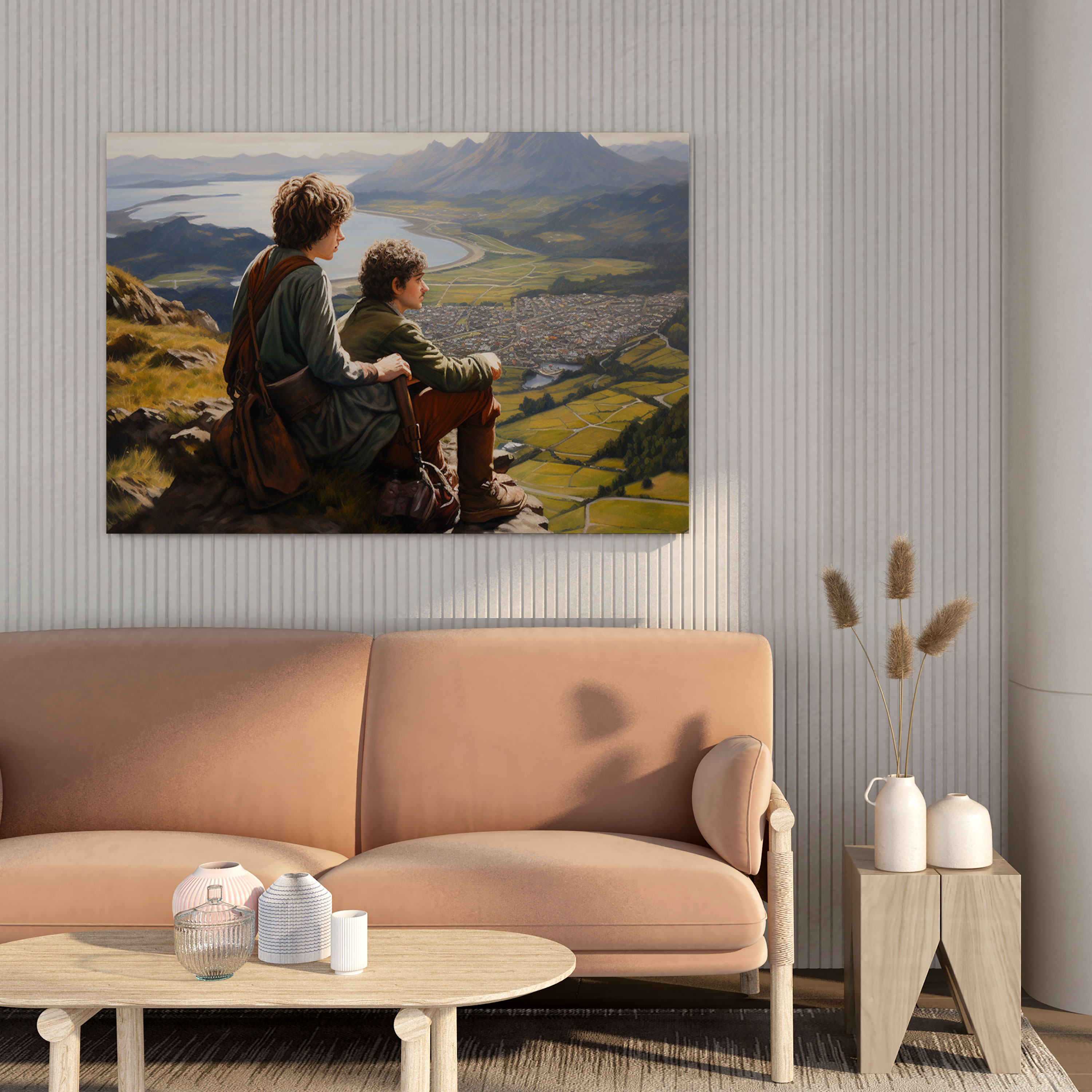 The Lord Of The Rings Canvas Print - Frodo And Sam At Mount Doom - The Lord Of The Rings, Wall Art, Frodo Baggins, Canvas Print