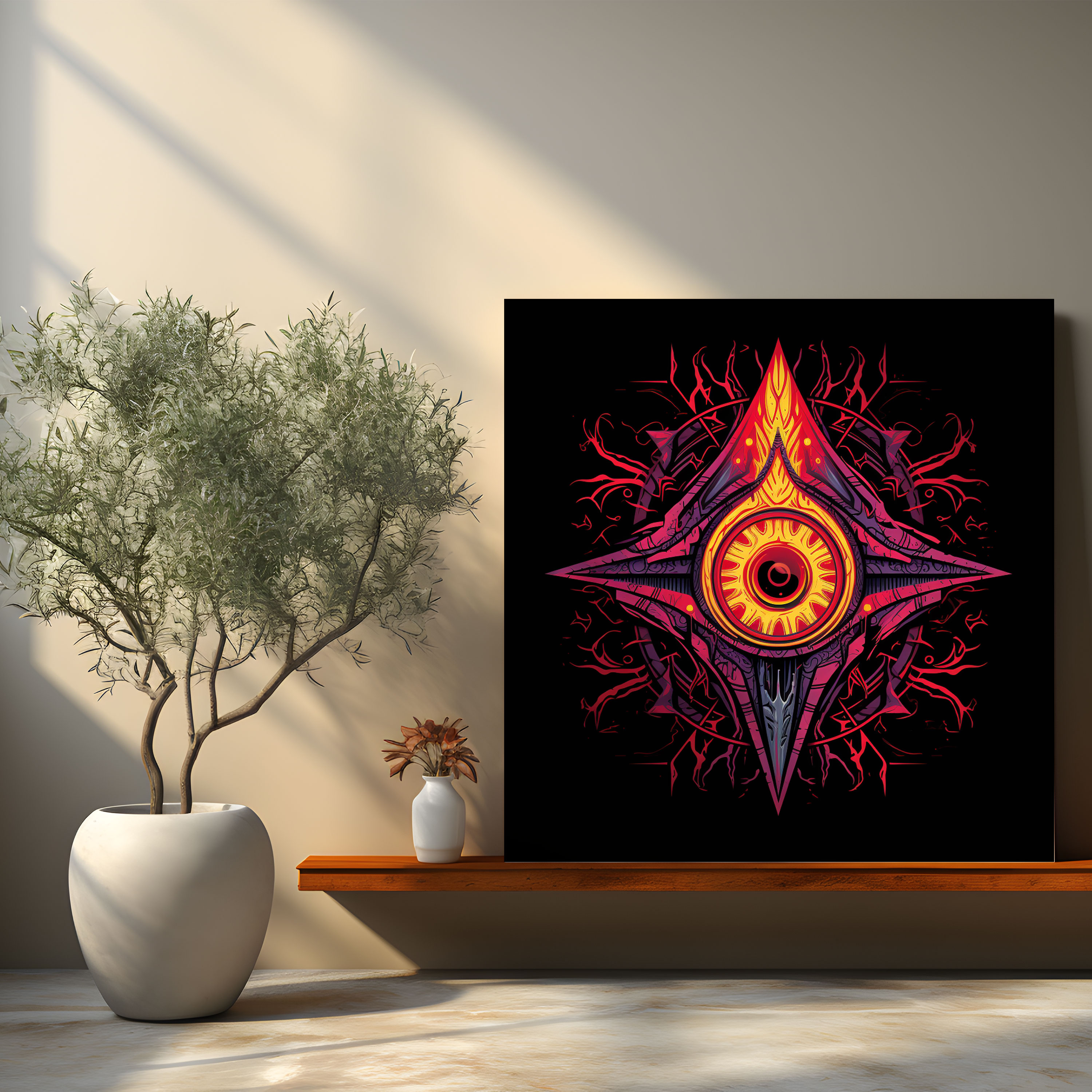 Yüzüklerin Efendisi Kanvas Tablo - Sauron'un Gözü
