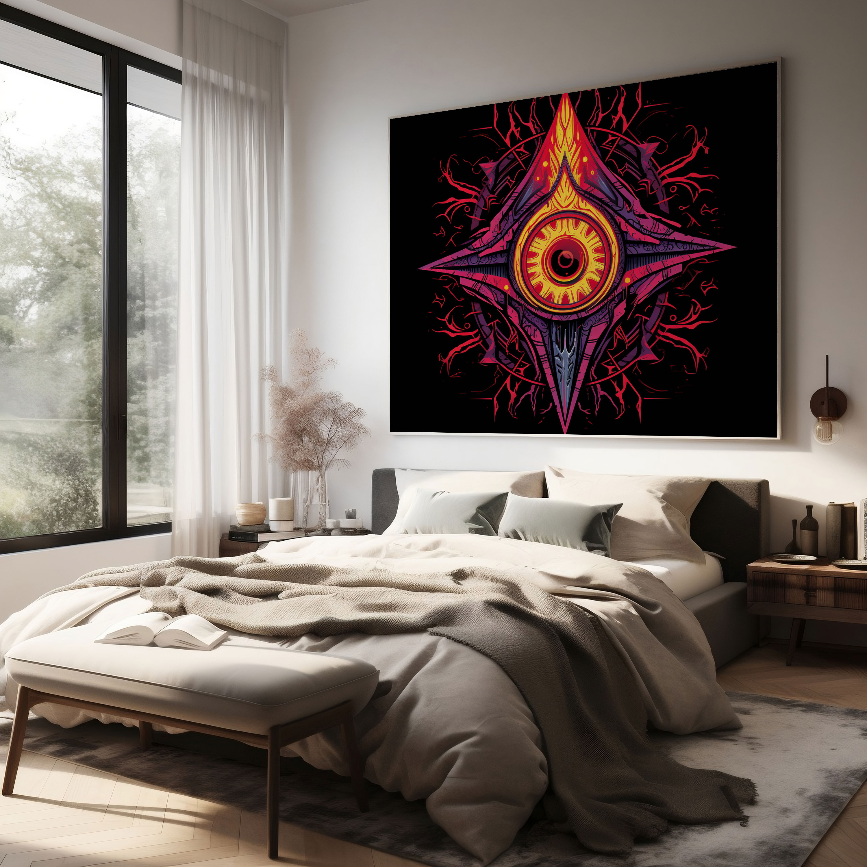 Yüzüklerin Efendisi Kanvas Tablo - Sauron'un Gözü
