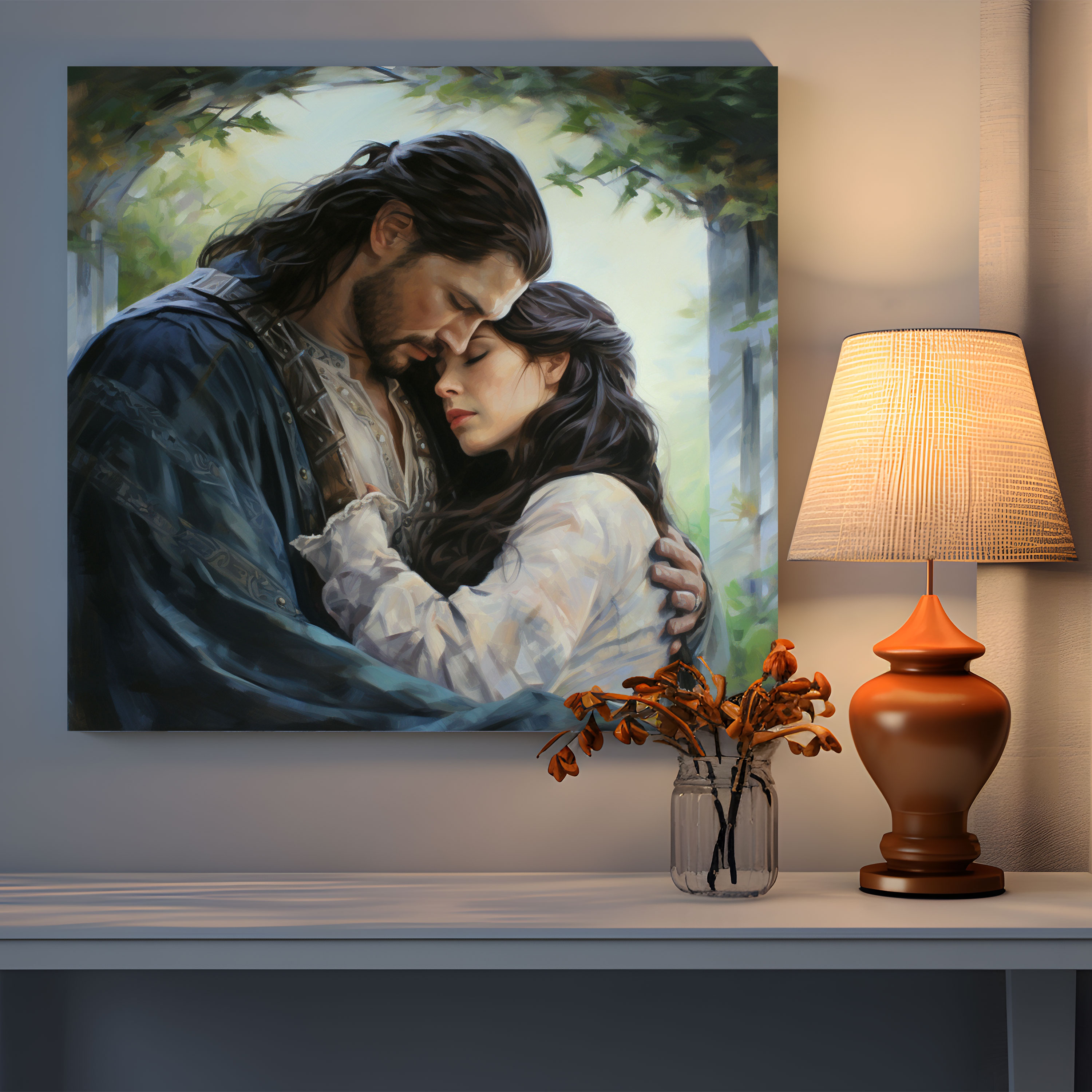 The Lord Of The Rings Wall Art - Aragorn And Arwen - The Lord Of The Rings, Wall Decoration, Home Decoration, Wall Art