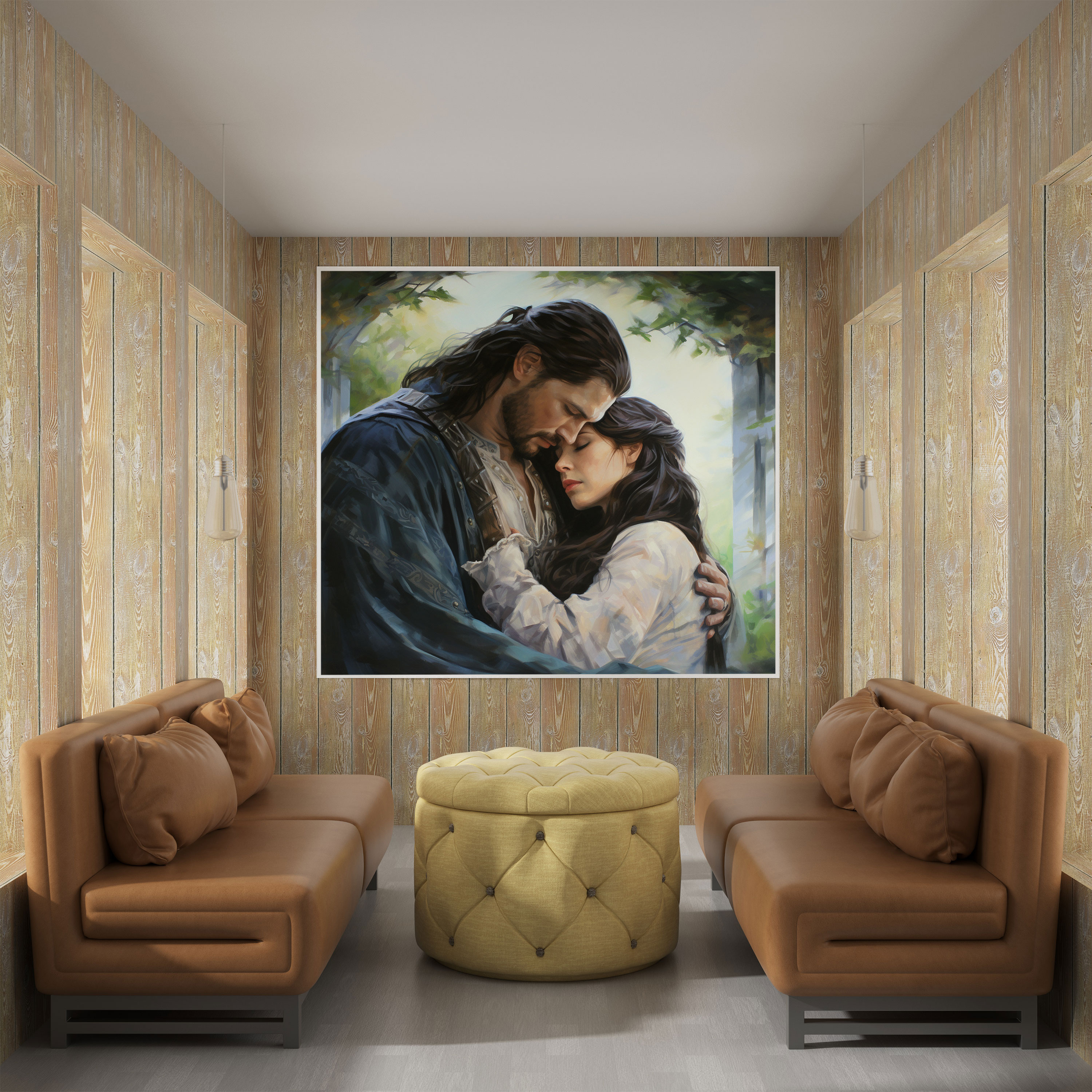 The Lord Of The Rings Wall Art - Aragorn And Arwen - The Lord Of The Rings, Wall Decoration, Home Decoration, Wall Art