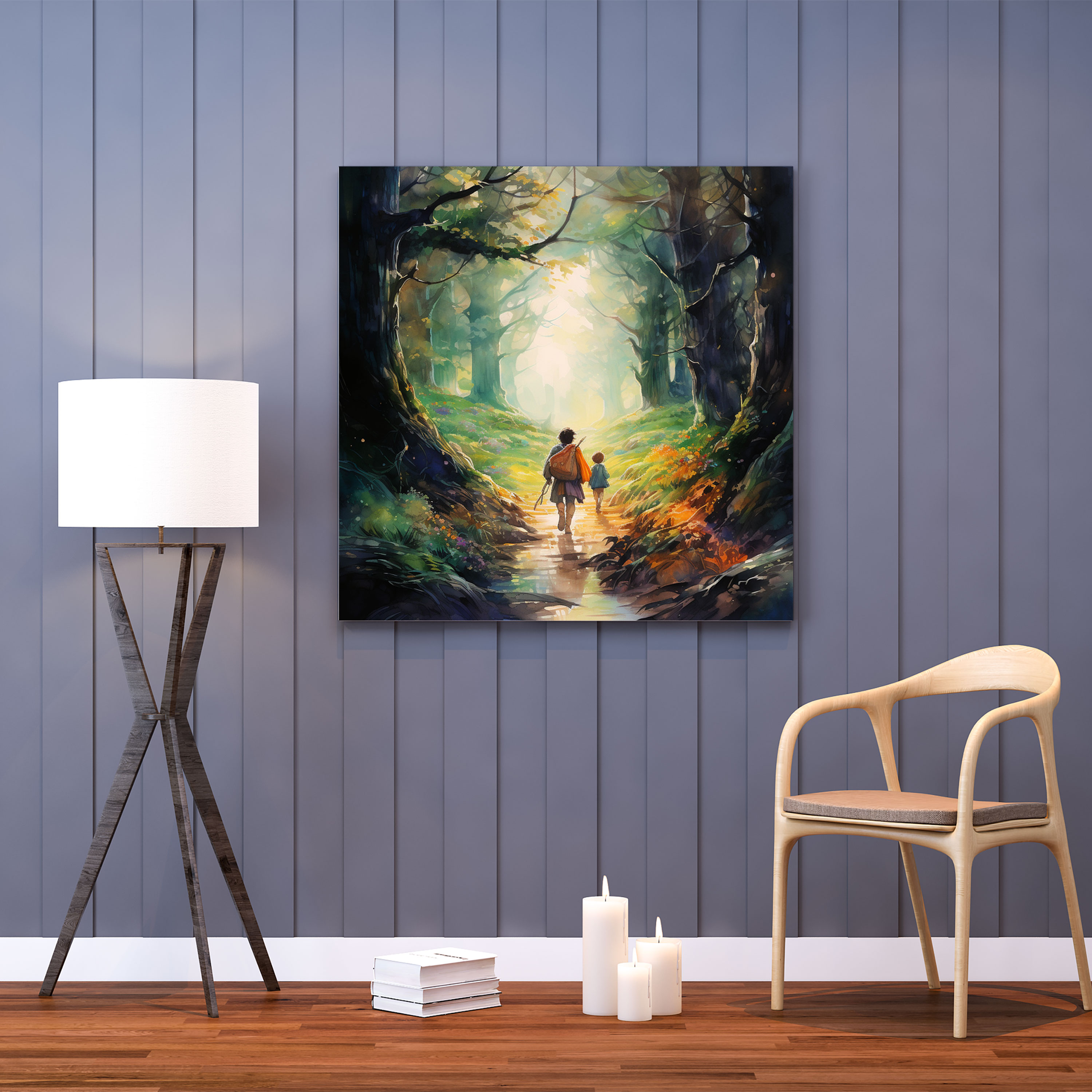 The Lord Of The Rings Canvas Print - Forest - The Lord Of The Rings, Wall Art, Wall Decoration, The Lord Of The Rings