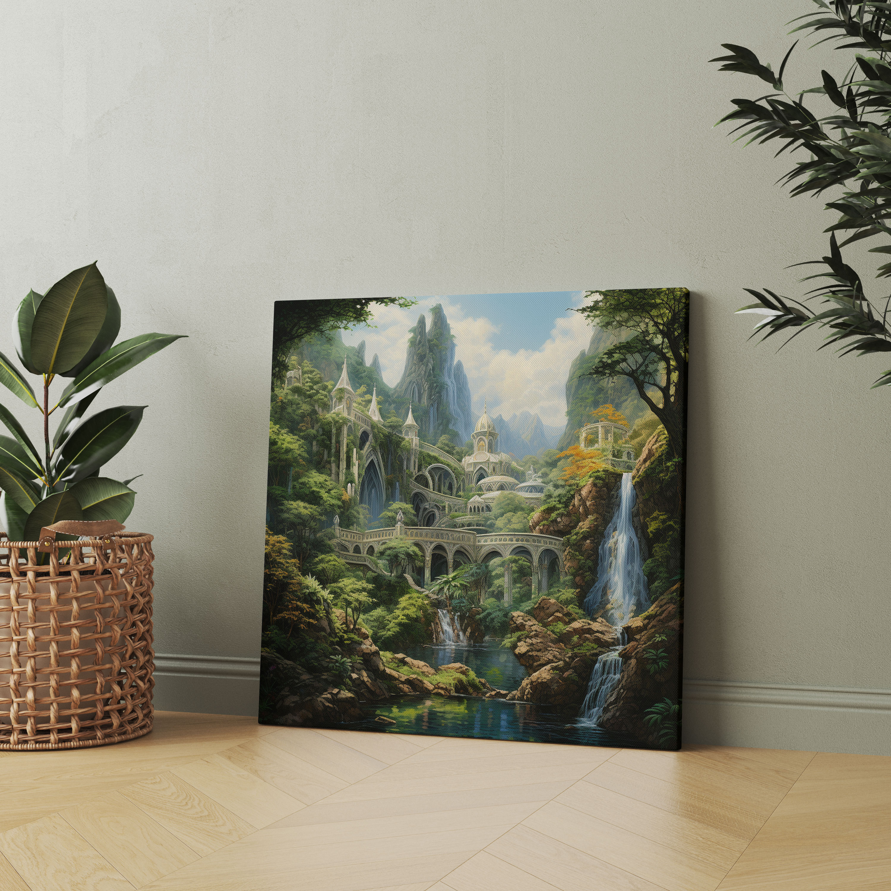 The Lord Of The Rings Canvas Print - Rivendell - The Lord Of The Rings, Wall Decoration, Home Decoration, The Lord Of The Rings
