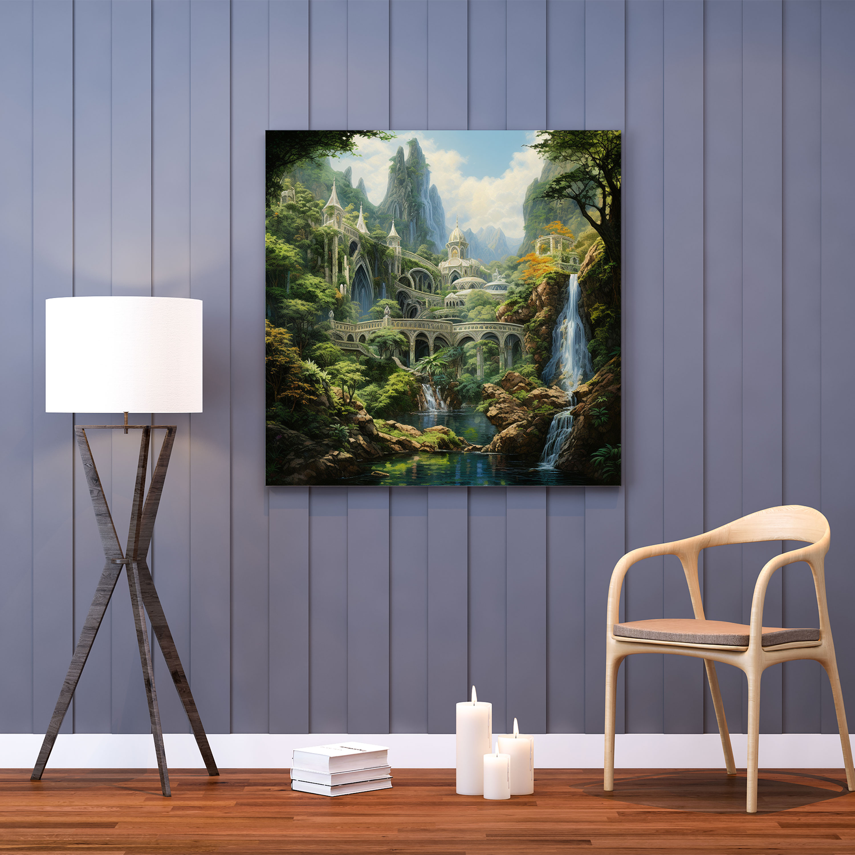 The Lord Of The Rings Canvas Print - Rivendell - The Lord Of The Rings, Wall Decoration, Home Decoration, The Lord Of The Rings