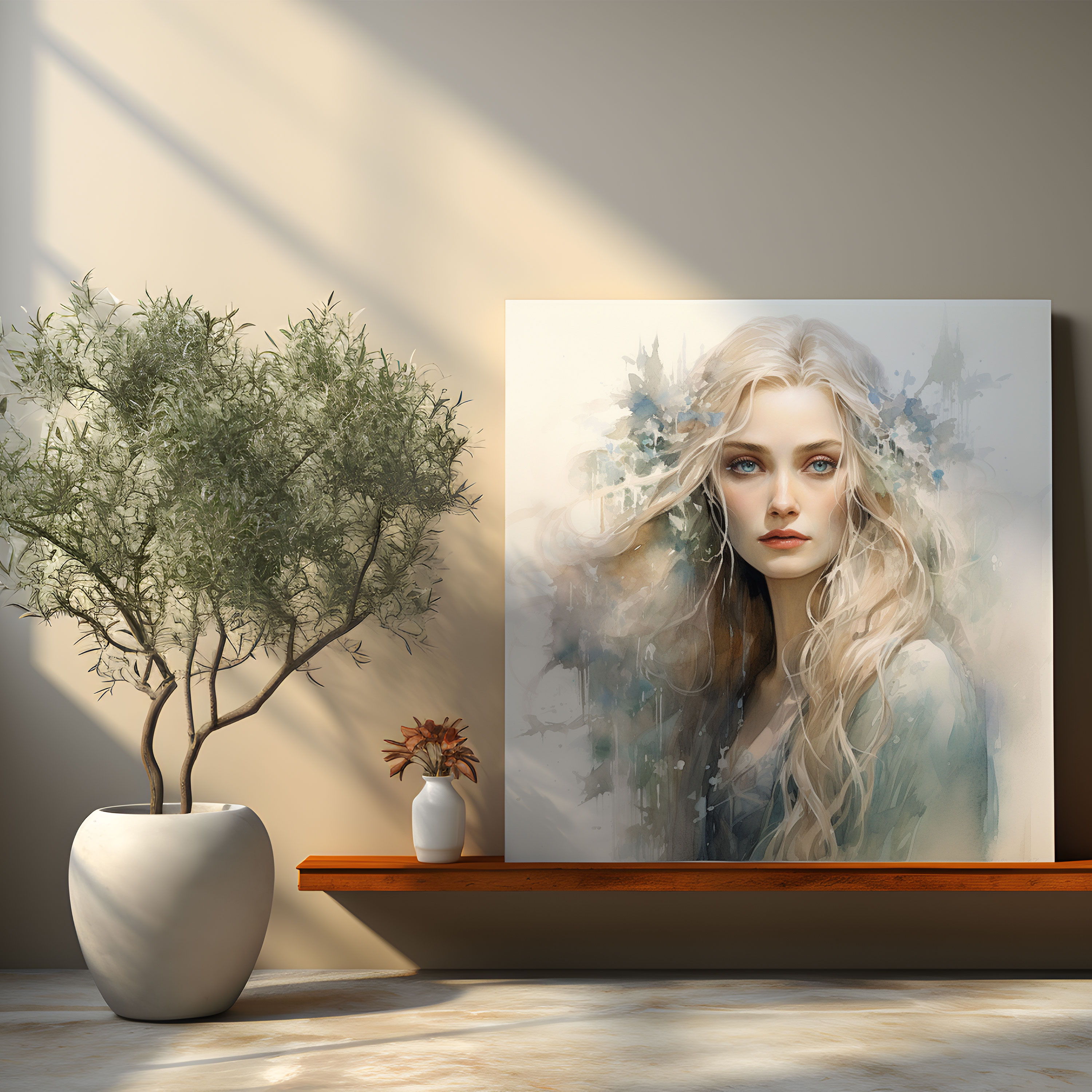 Yüzüklerin Efendisi Duvar Sanatı - Galadriel - Yüzüklerin Efendisi Kanvas Tablo Duvar Dekorasyonu