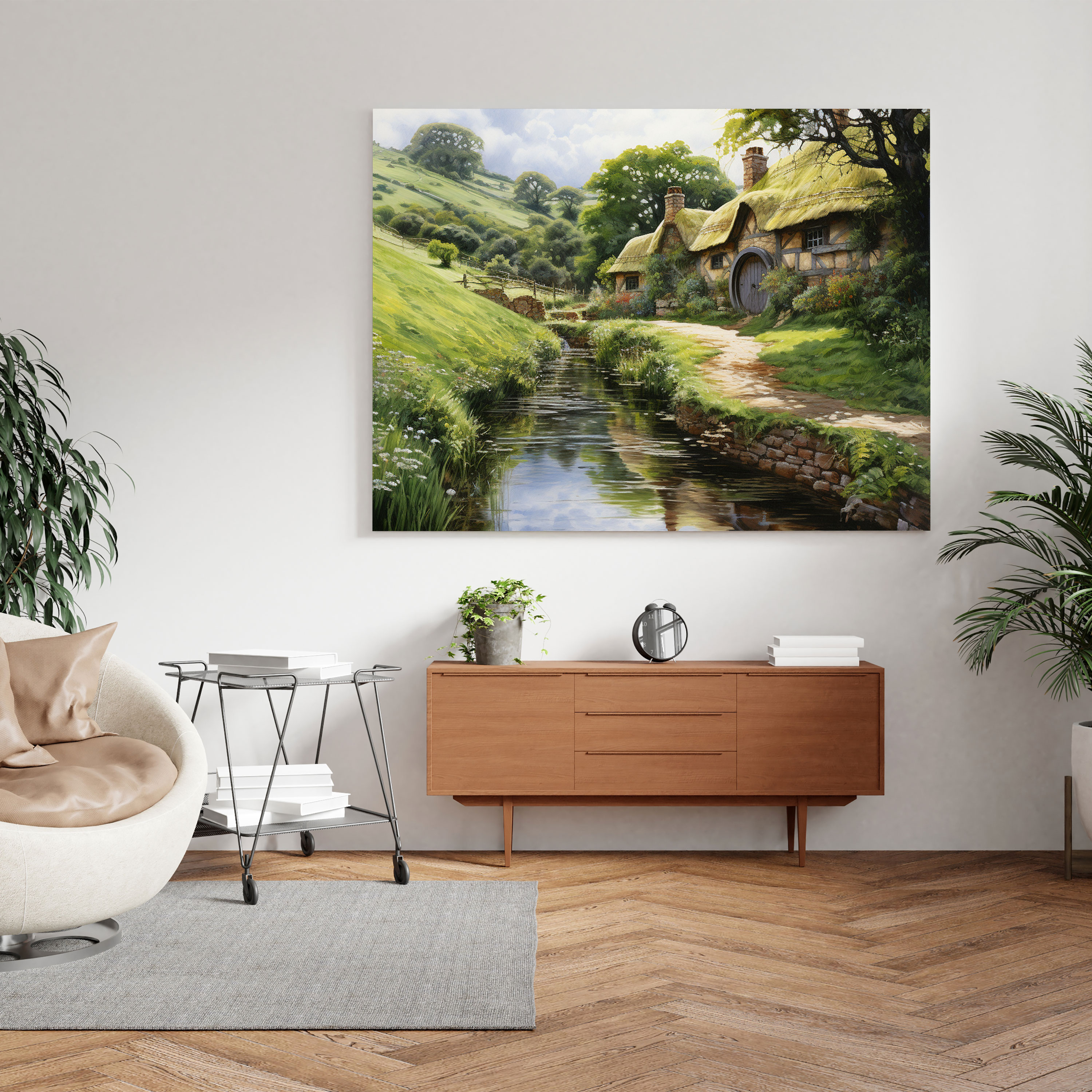 The Lord Of The Rings Wall Art - The Shire - The Lord Of The Rings, Canvas Wall Art, Wall Decoration, The Lord Of The Rings