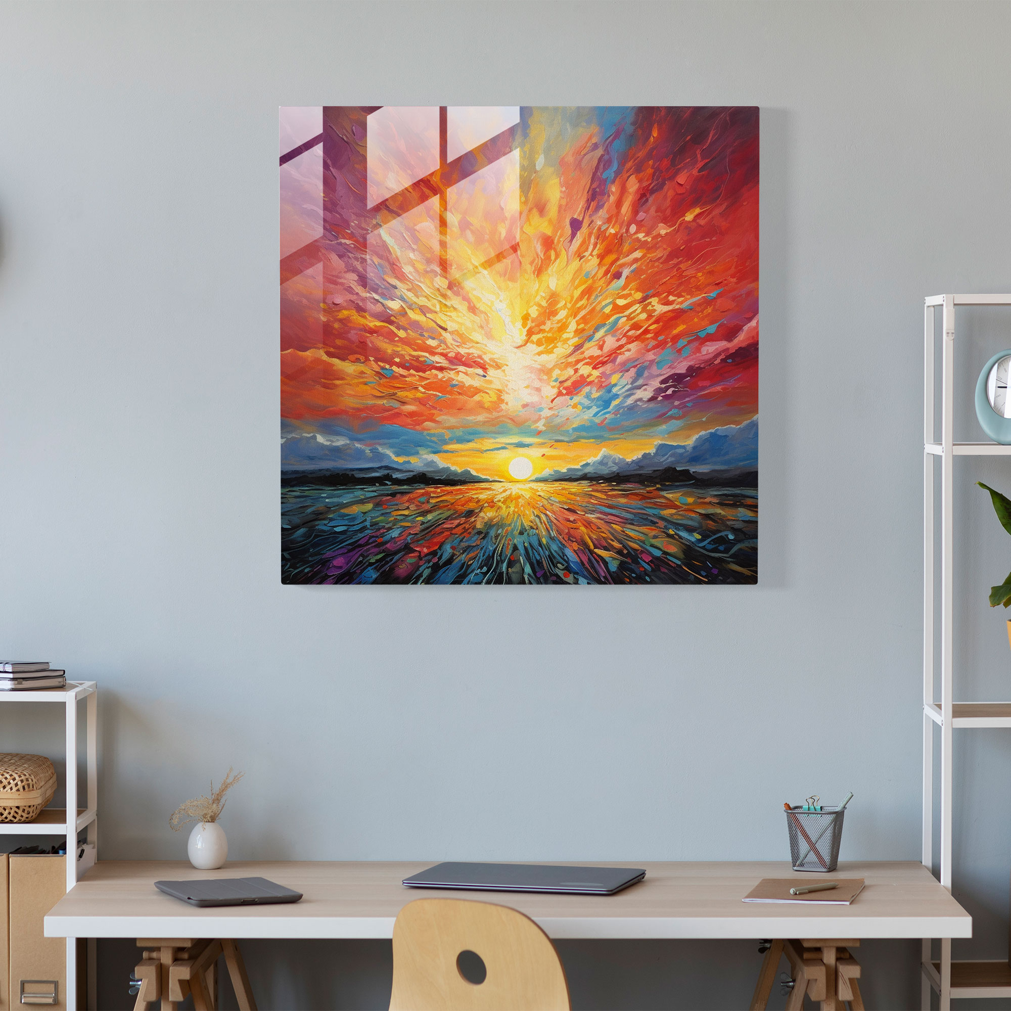 The Most Beautiful Landscapes Of The World - Breathtaking Sunset Glass Print - The Most Beautiful Landscapes Of The World, Wall Decoration, Breathtaking Sunset, The Most Beautiful Landscapes Of The World