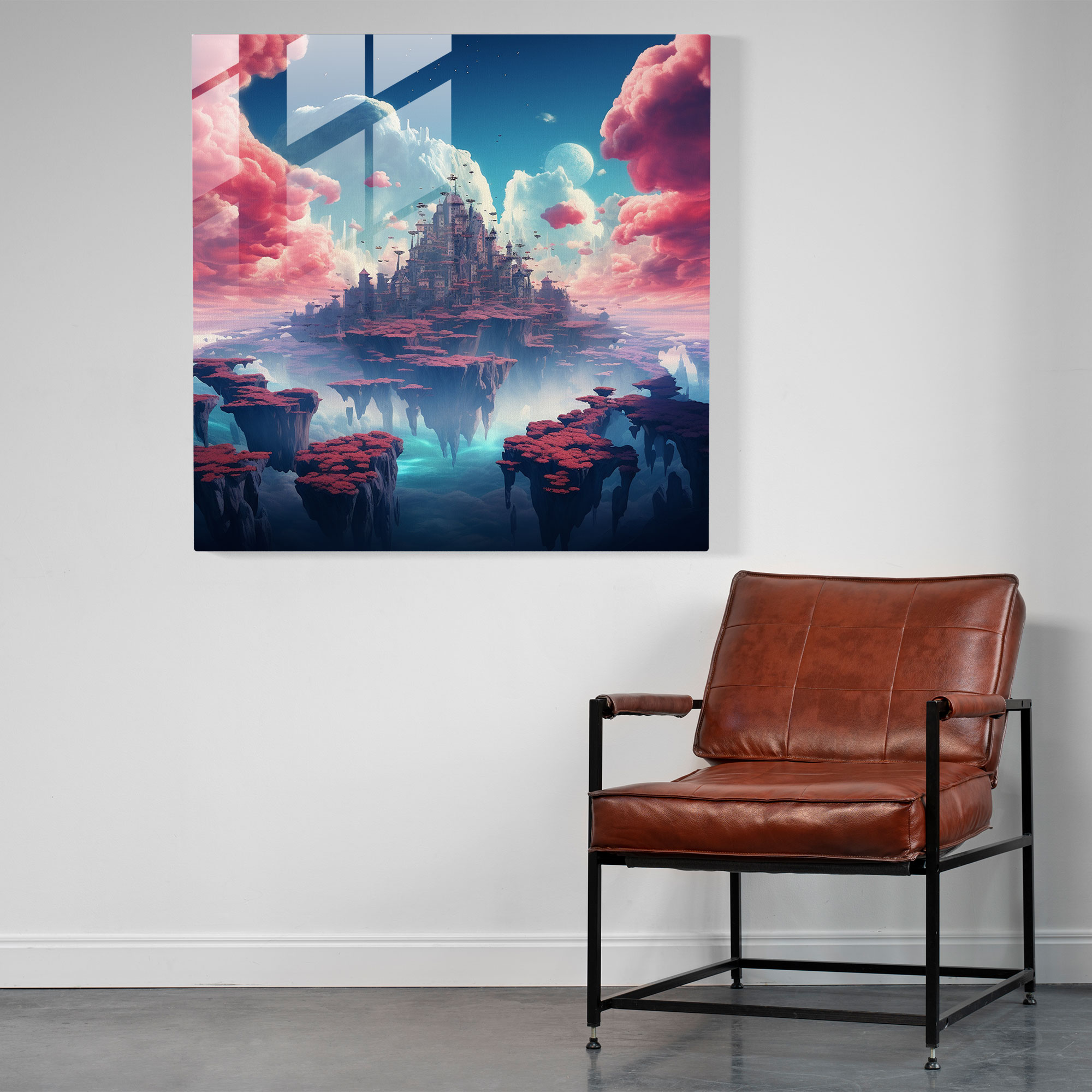 The Most Beautiful Landscapes Of The World - Surreal Fantasy Glass Print - The Most Beautiful Landscapes Of The World, Glass Wall Art, Fantasy Landscape, Glass Art