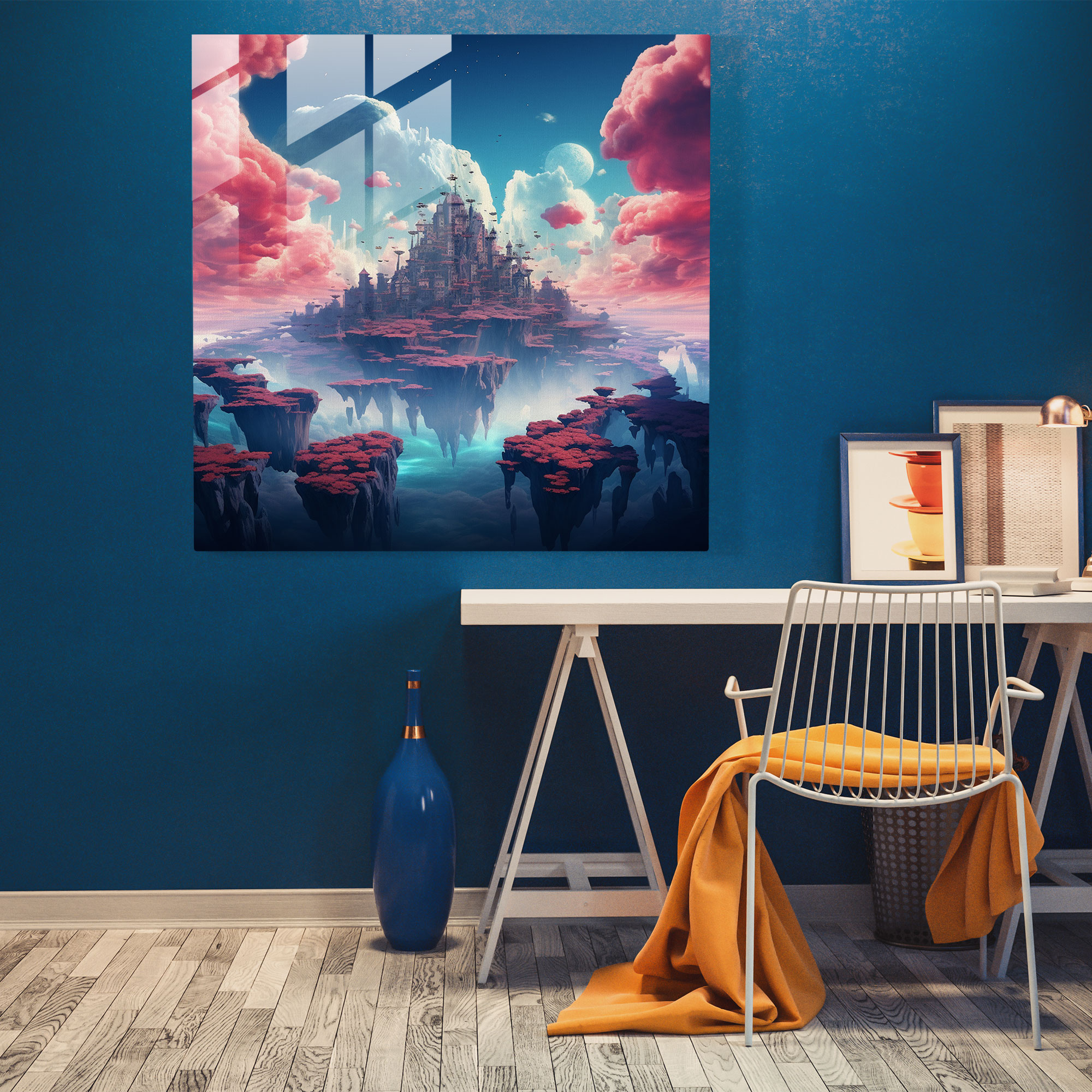 The Most Beautiful Landscapes Of The World - Surreal Fantasy Glass Print - The Most Beautiful Landscapes Of The World, Glass Wall Art, Fantasy Landscape, Glass Art