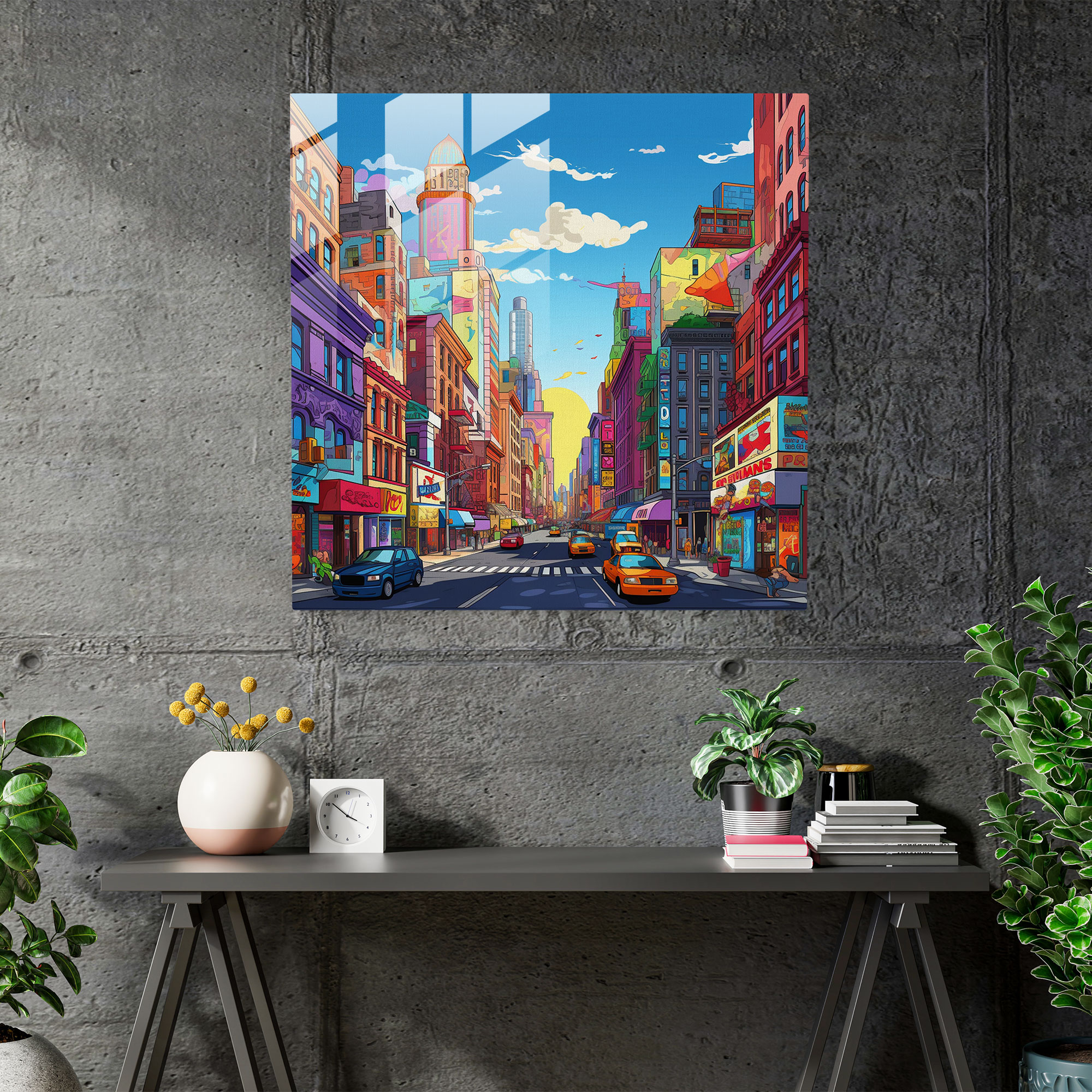 The Most Beautiful Landscapes Of The World - Pop Art City Glass Print - The Most Beautiful Landscapes Of The World, Wall Decoration, Glass Print, The Most Beautiful Landscapes Of The World