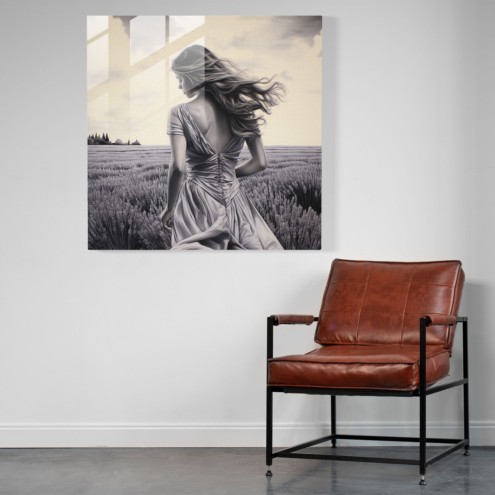 The Most Beautiful Landscapes Of The World - Lavender Field Glass Print - The Most Beautiful Landscapes Of The World, Wall Decoration, Home Decoration, Lavender Field