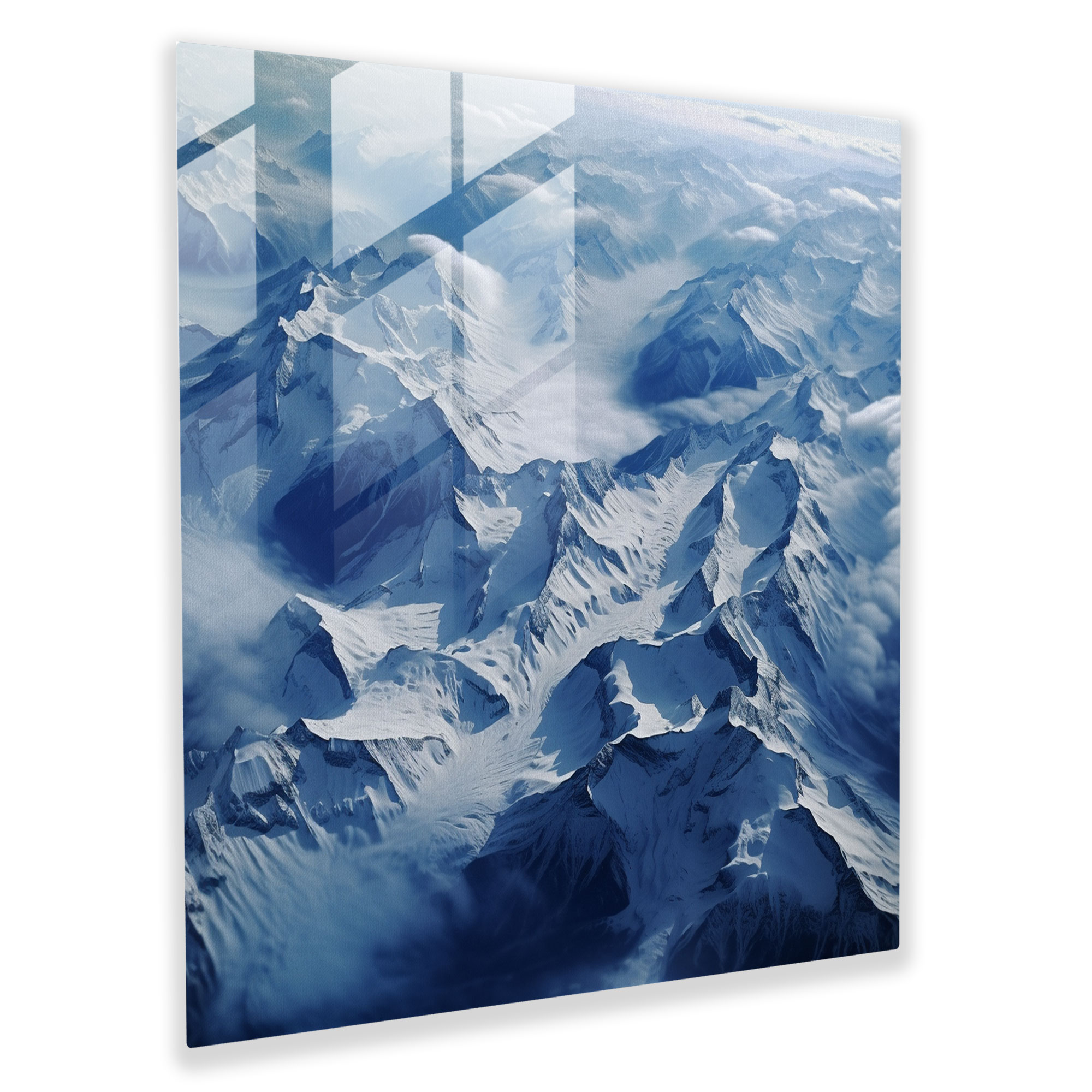 The Most Beautiful Landscapes Of The World - Aerial Photograph Glass Print - The Most Beautiful Landscapes Of The World, Modern Art, Glass Wall Art, Home Decoration