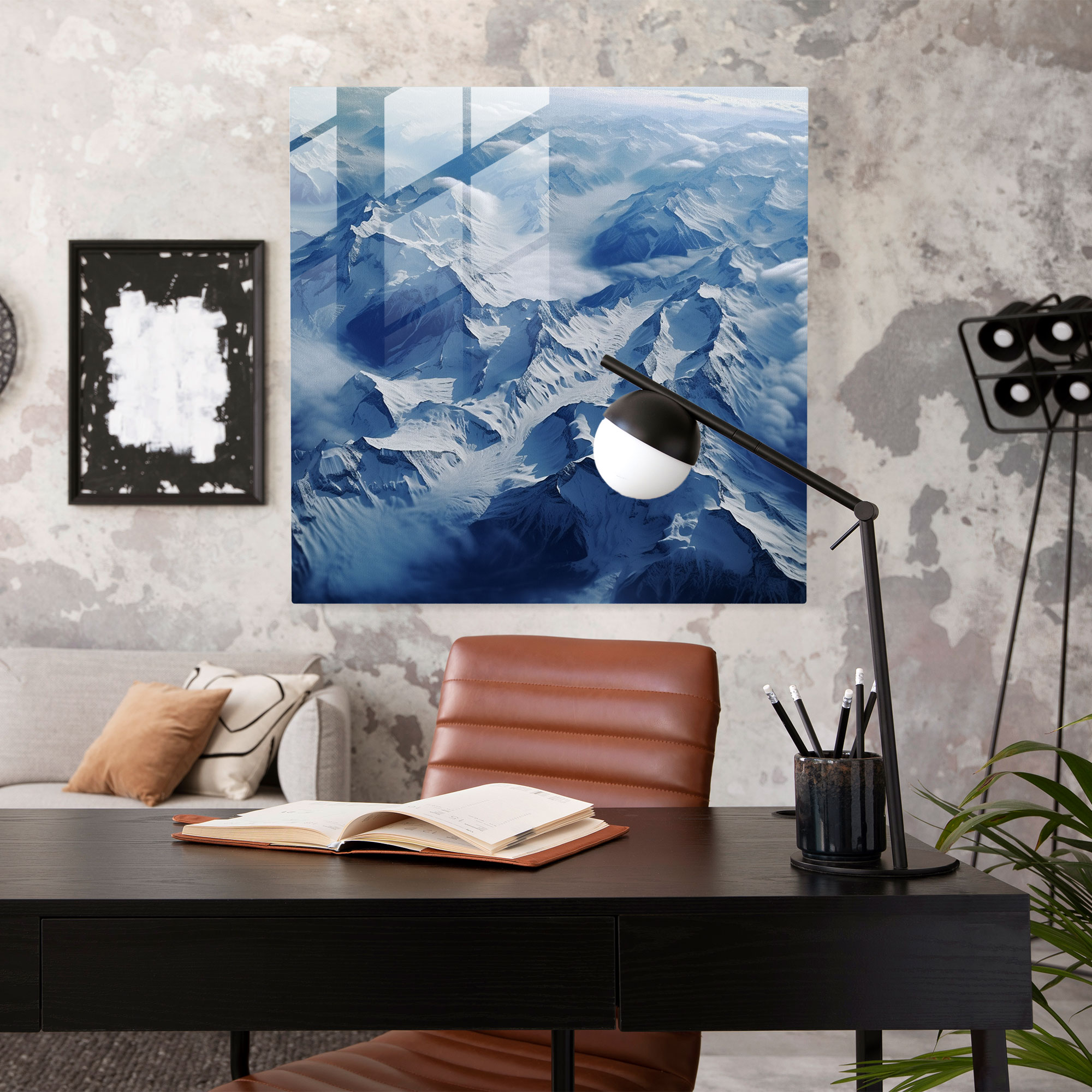 The Most Beautiful Landscapes Of The World - Aerial Photograph Glass Print - The Most Beautiful Landscapes Of The World, Modern Art, Glass Wall Art, Home Decoration