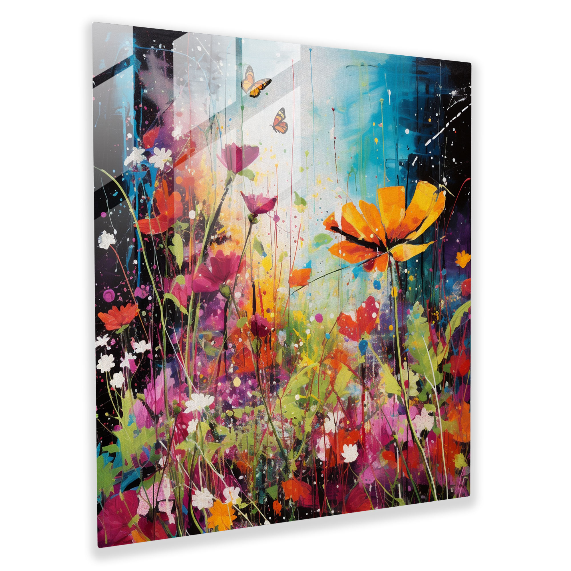The Most Beautiful Landscapes Of The World - Abstract Mixed Media Glass Print - The Most Beautiful Landscapes Of The World, Glass Art, Awe, Abstract Mixed Media Artwork