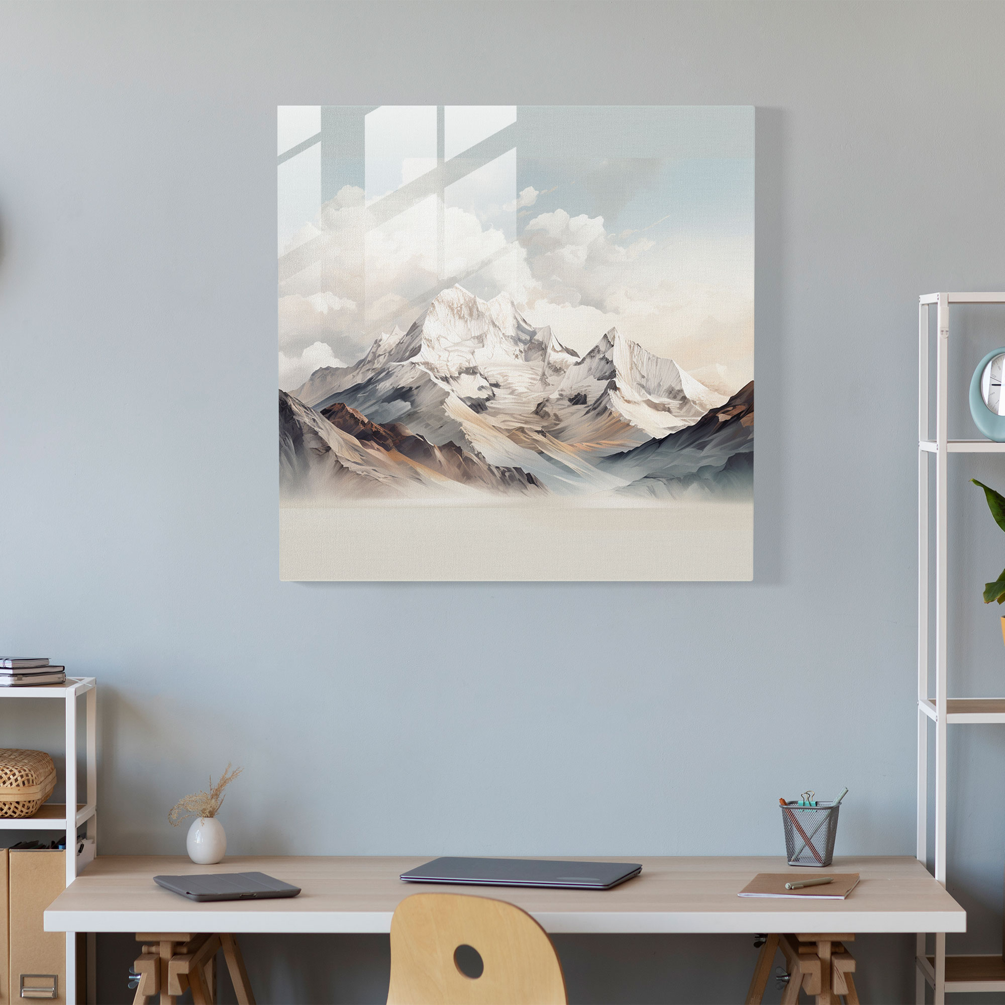 The Most Beautiful Landscapes Of The World - Mountain Range Glass Print - The Most Beautiful Landscapes Of The World, Modern Art, Glass Art, Panoramic View
