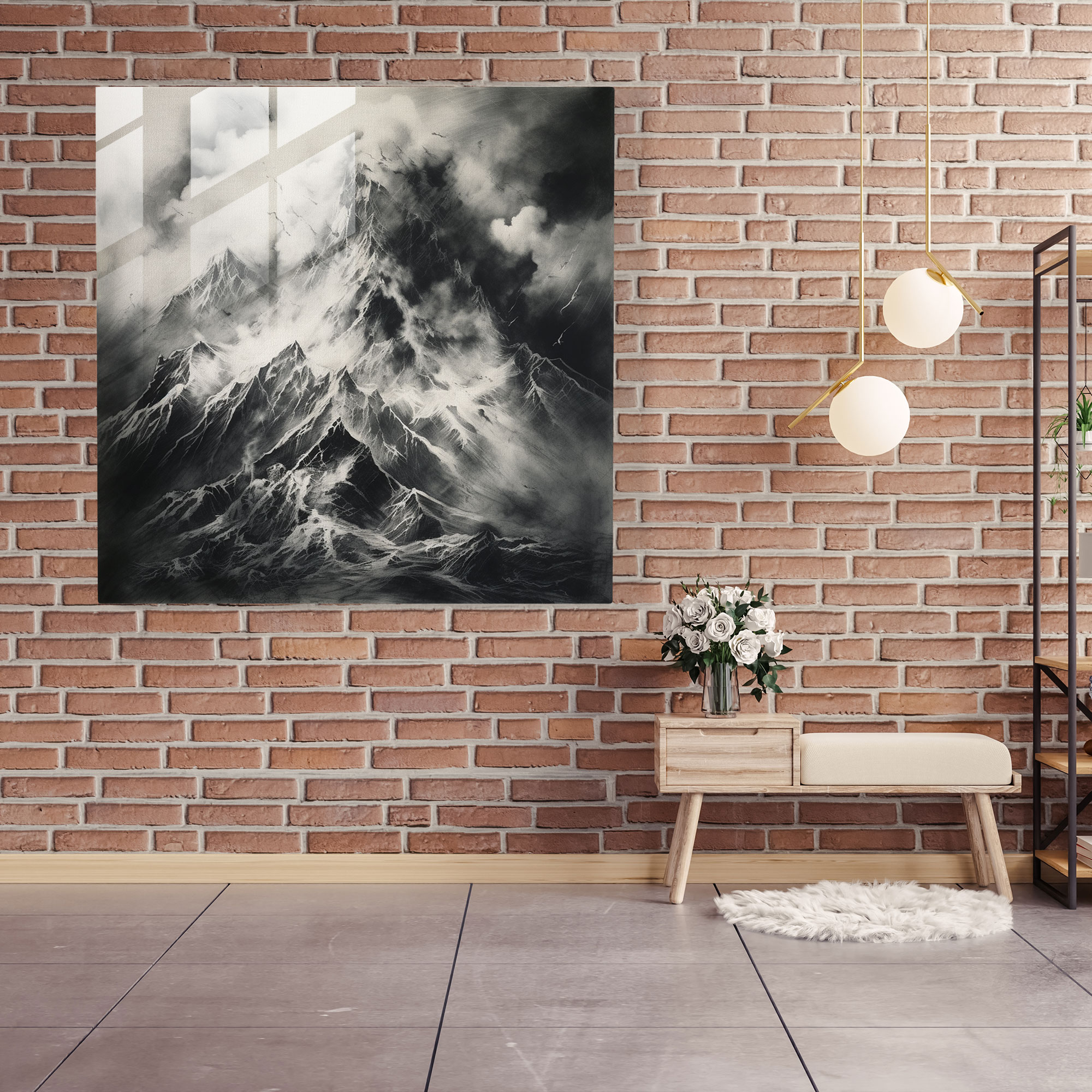 The Most Beautiful Landscapes Of The World - Mountain Peak Glass Print - The Most Beautiful Landscapes Of The World, Mountain Peak, Raw Beauty, Glass Wall Art