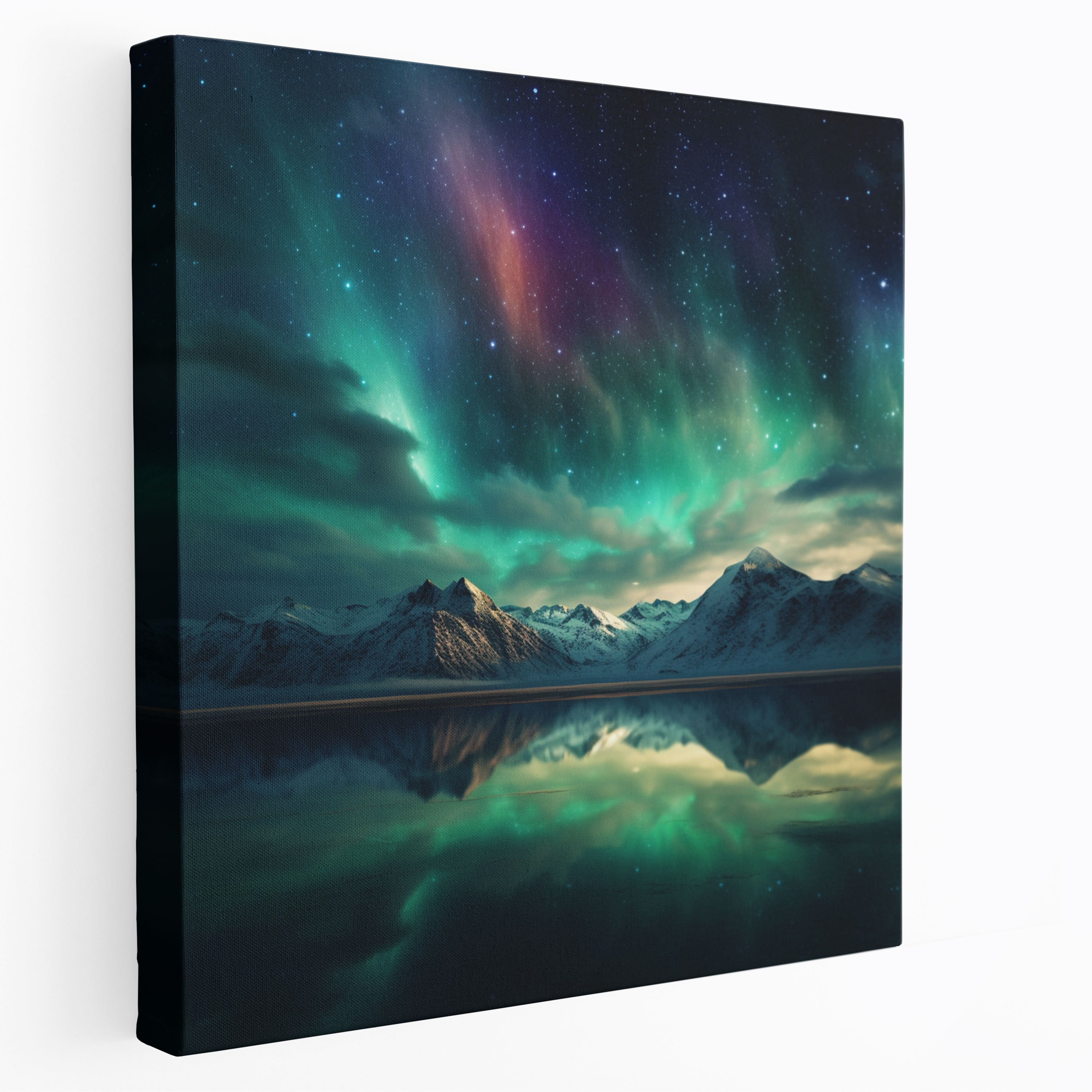 The Most Beautiful Landscapes Of The World - Northern Lights Wonderland - The Most Beautiful Landscapes Of The World, Canvas, Wonder, Canvas Print