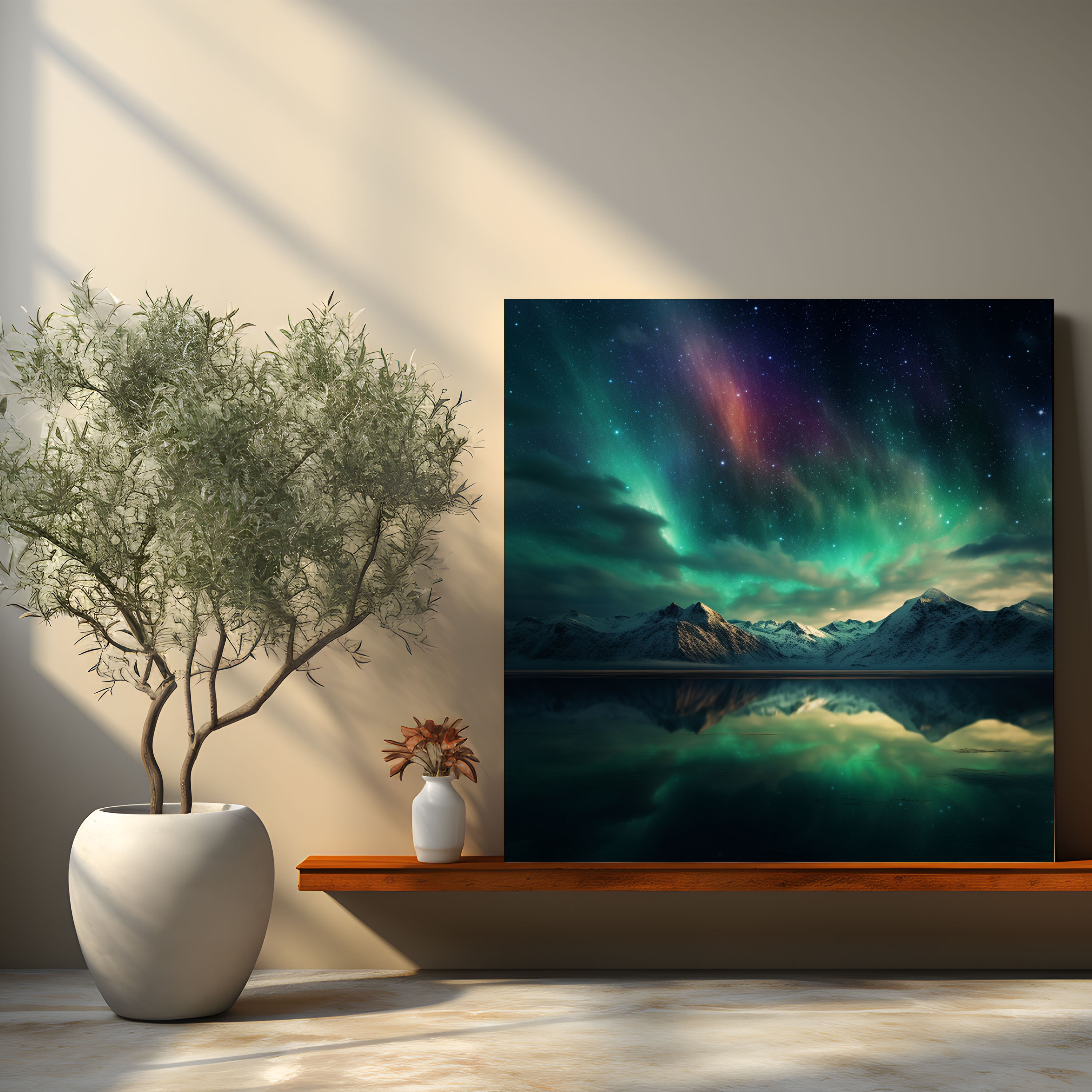 The Most Beautiful Landscapes Of The World - Northern Lights Wonderland - The Most Beautiful Landscapes Of The World, Canvas, Wonder, Canvas Print