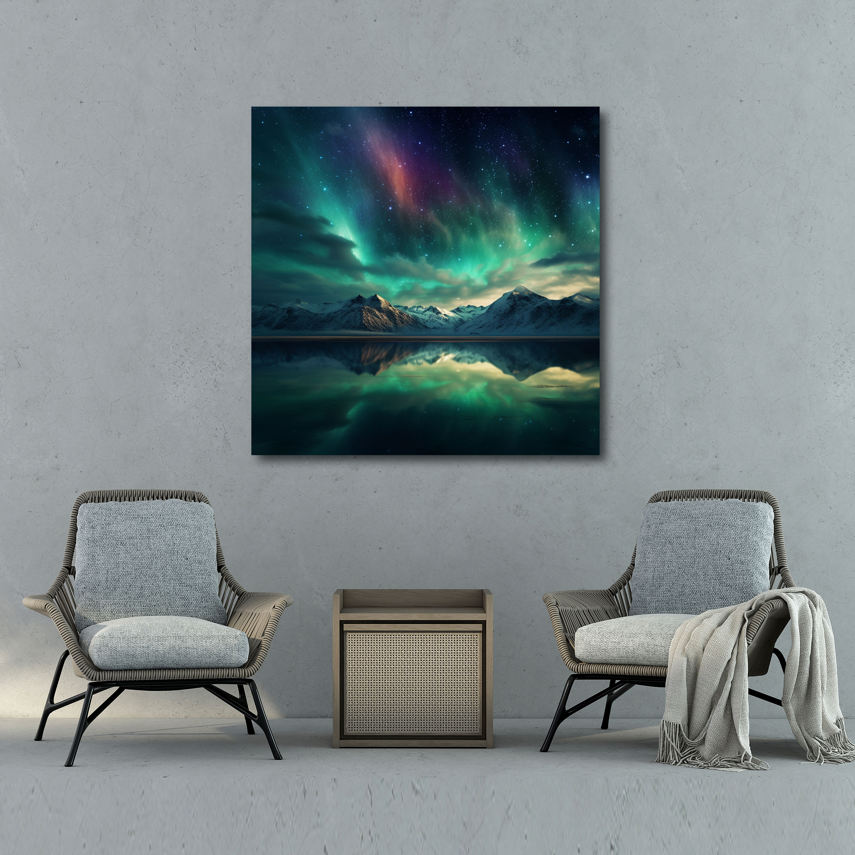 The Most Beautiful Landscapes Of The World - Northern Lights Wonderland - The Most Beautiful Landscapes Of The World, Canvas, Wonder, Canvas Print