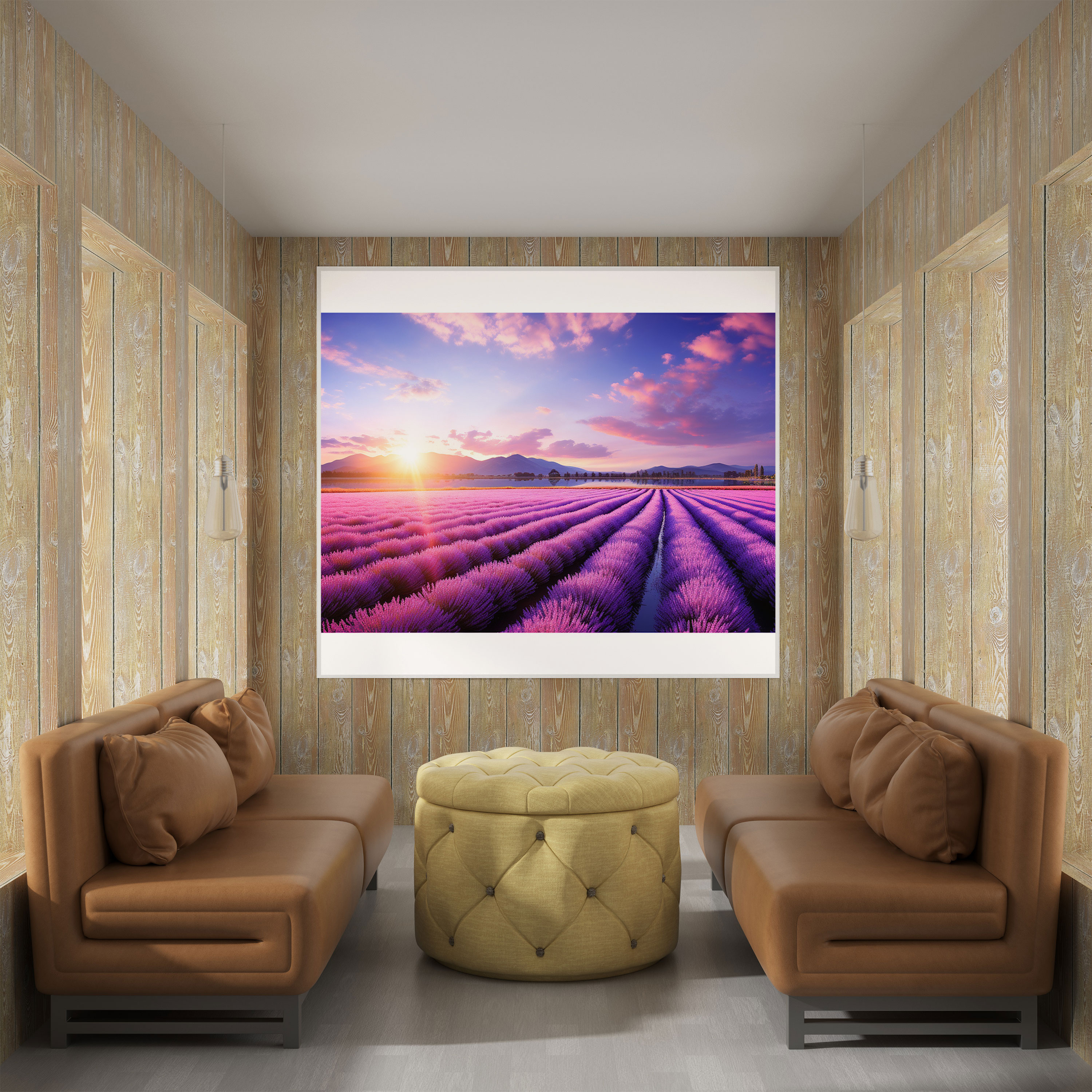 The Most Beautiful Landscapes Of The World - Lavender Fields Serenity - The Most Beautiful Landscapes Of The World, Pastel-Colored Photograph, Natural Beauty, The Most Beautiful Landscapes Of The World
