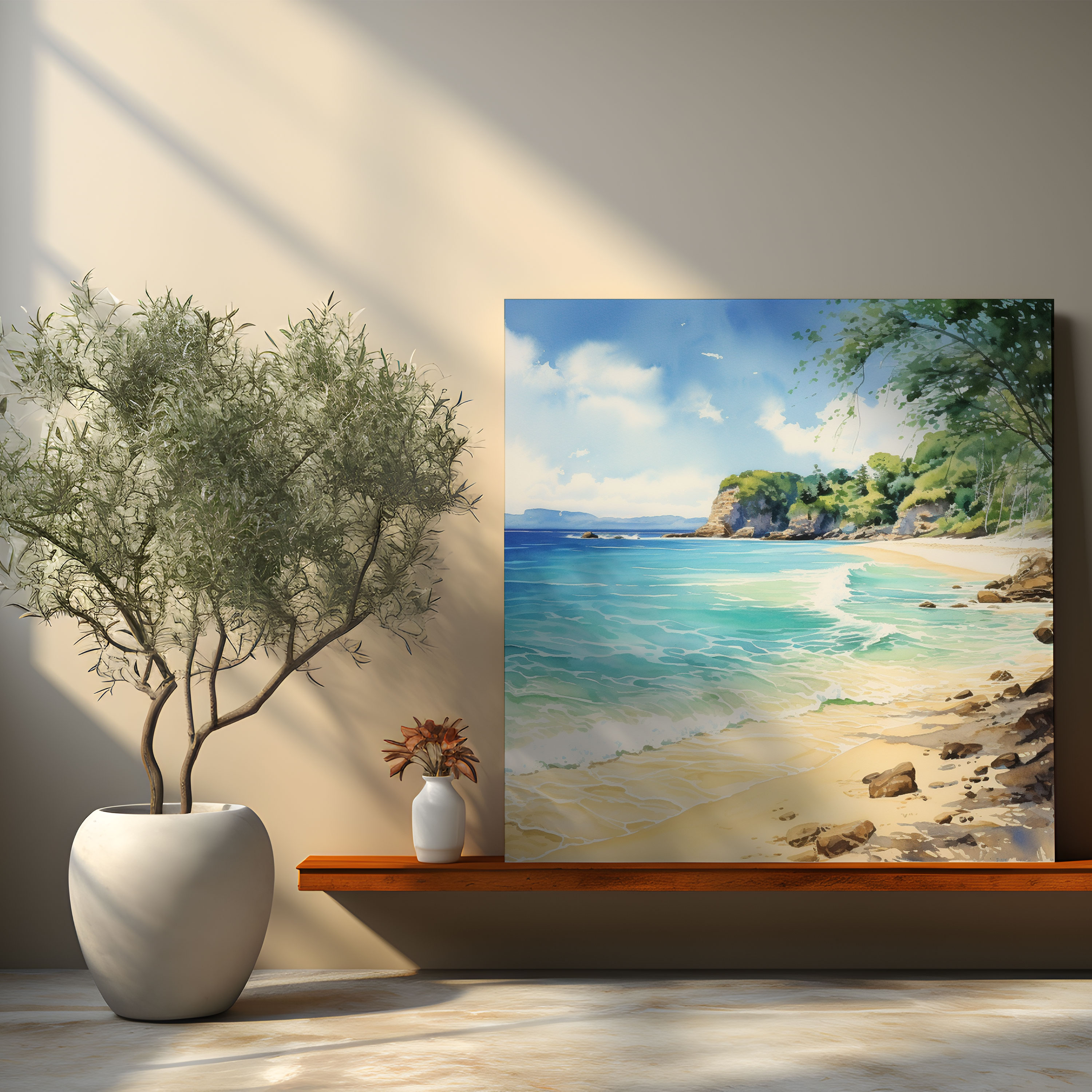 The Most Beautiful Landscapes Of The World - Coastal Paradise Canvas Print - The Most Beautiful Landscapes Of The World, Home Decoration, Wall Art, Wall Decoration