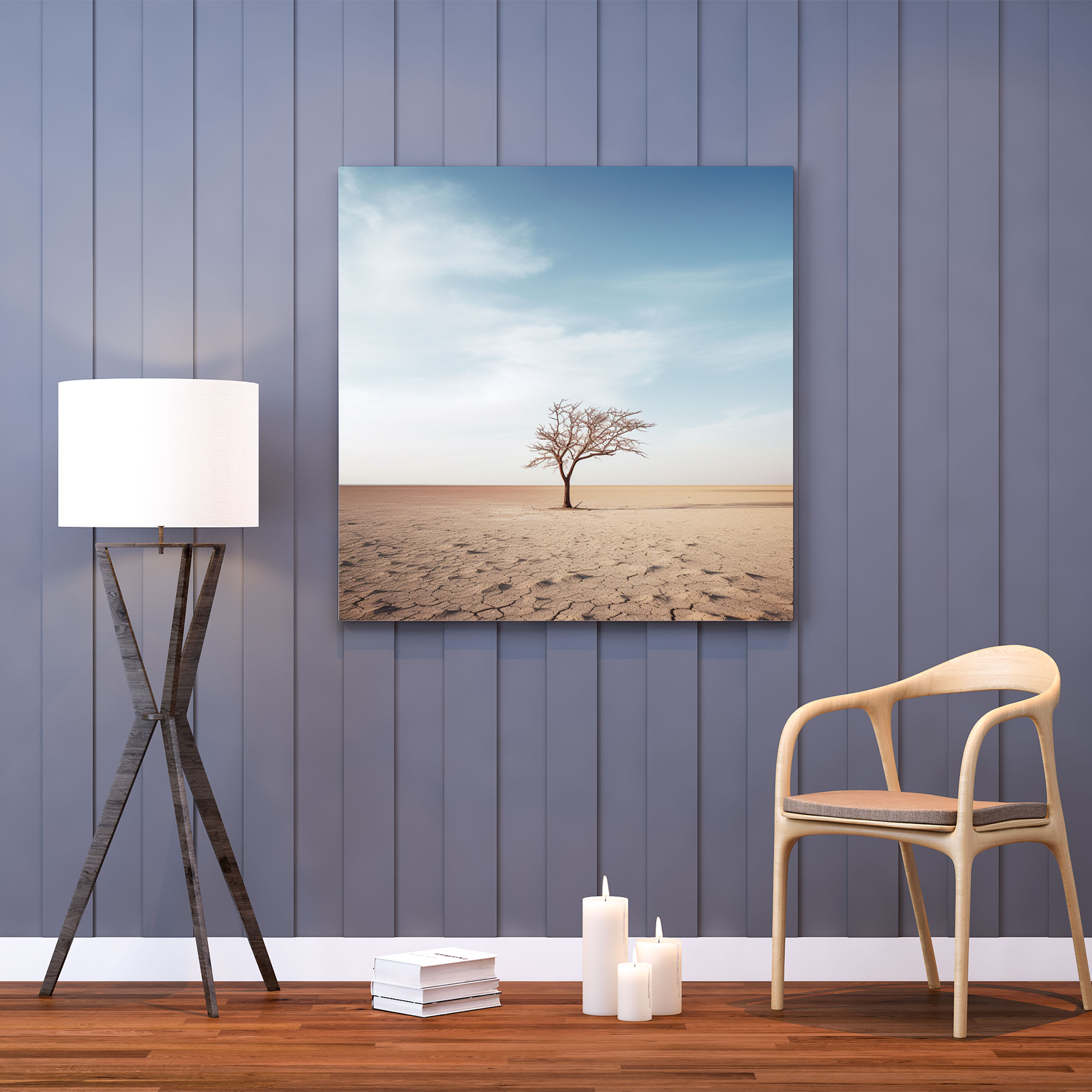 The Most Beautiful Landscapes Of The World - Solitary Tree Canvas Print - The Most Beautiful Landscapes Of The World, Wall Decoration, Home Decoration, Canvas Wall Art
